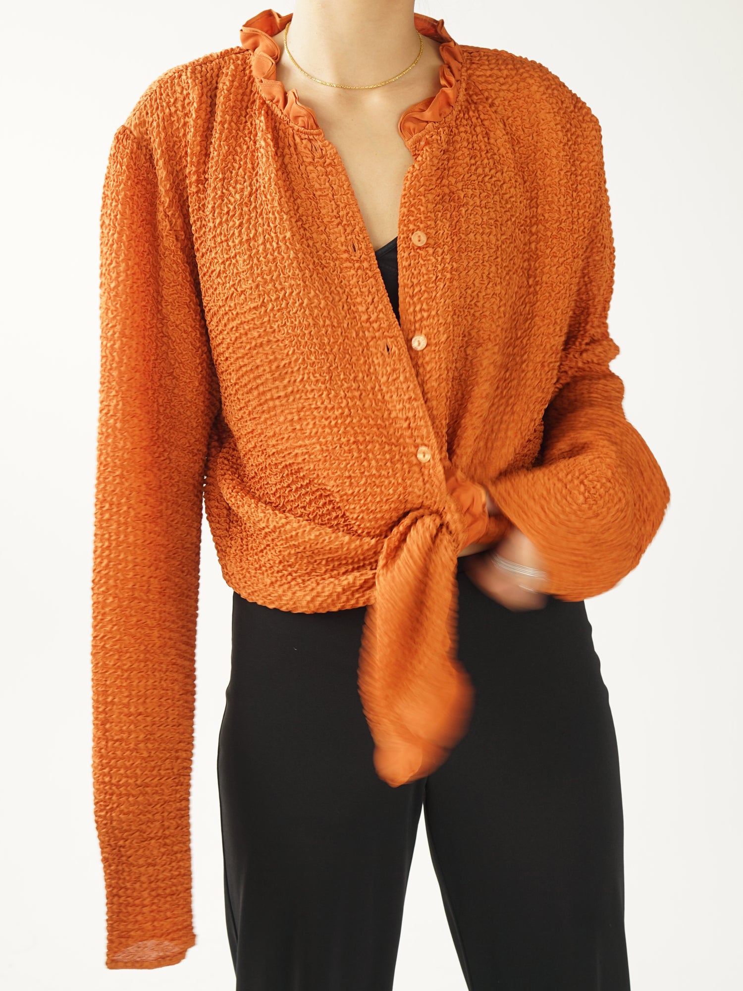 70s jacket burnt orange