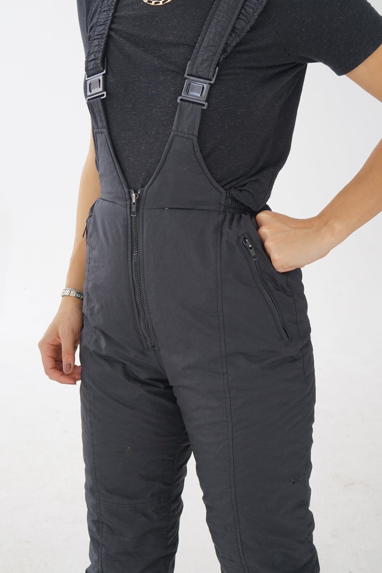 Salopette de neige noir pour femme Collection ski fashion taille S