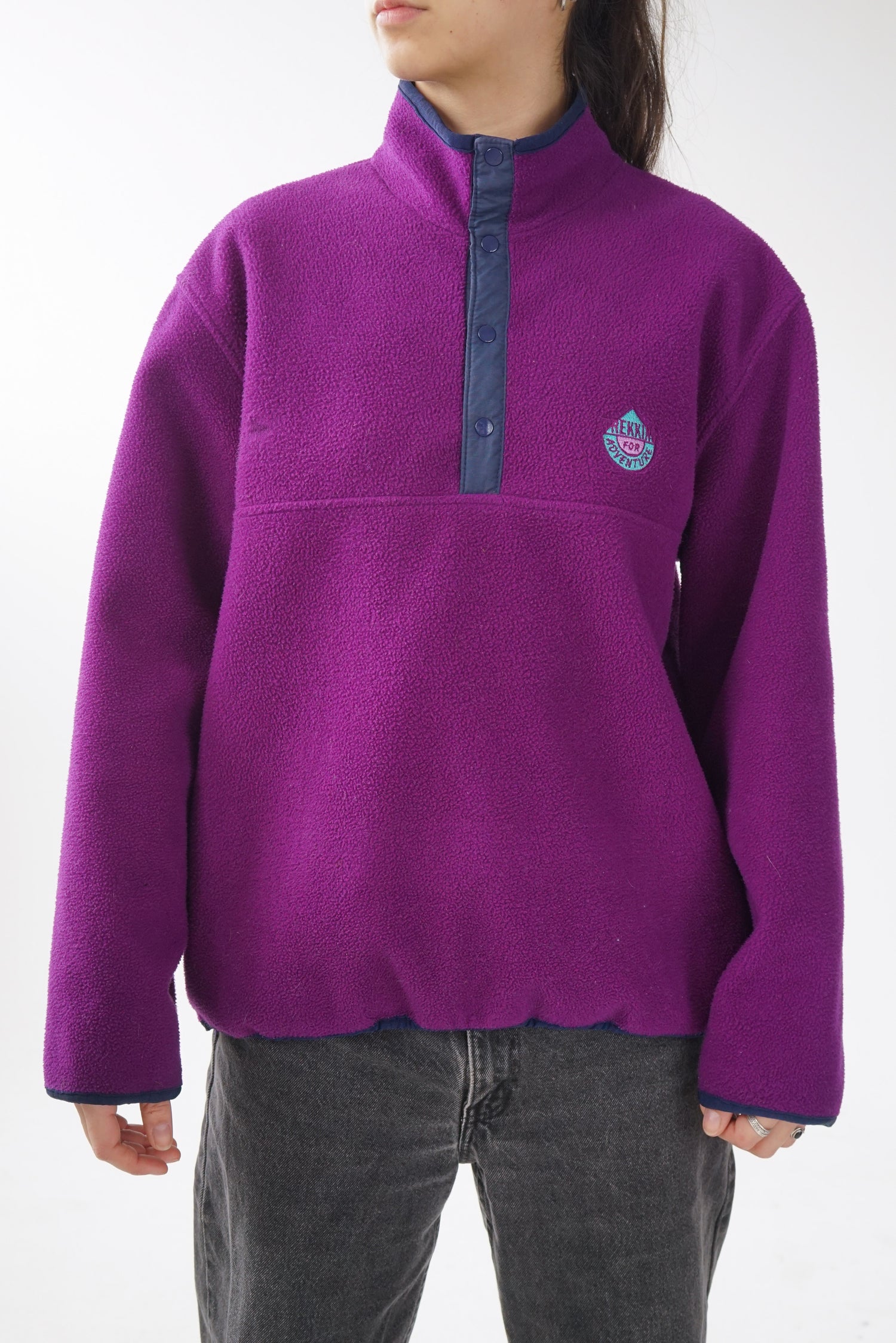 Polar rétro mauve Trekking for adventure unisexe taille M