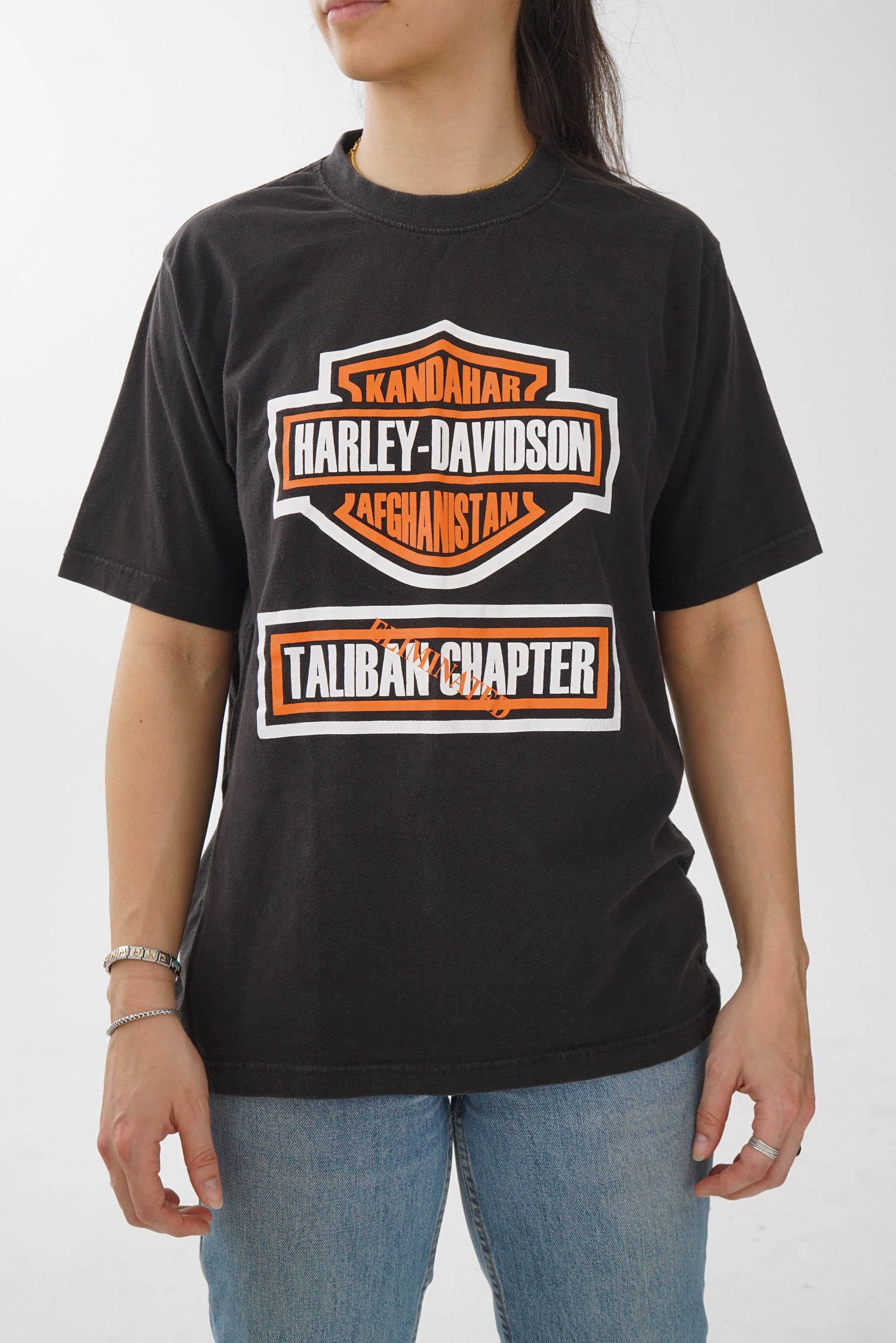 Chandail Harley Davidson Sandhu brun unisexe taille L