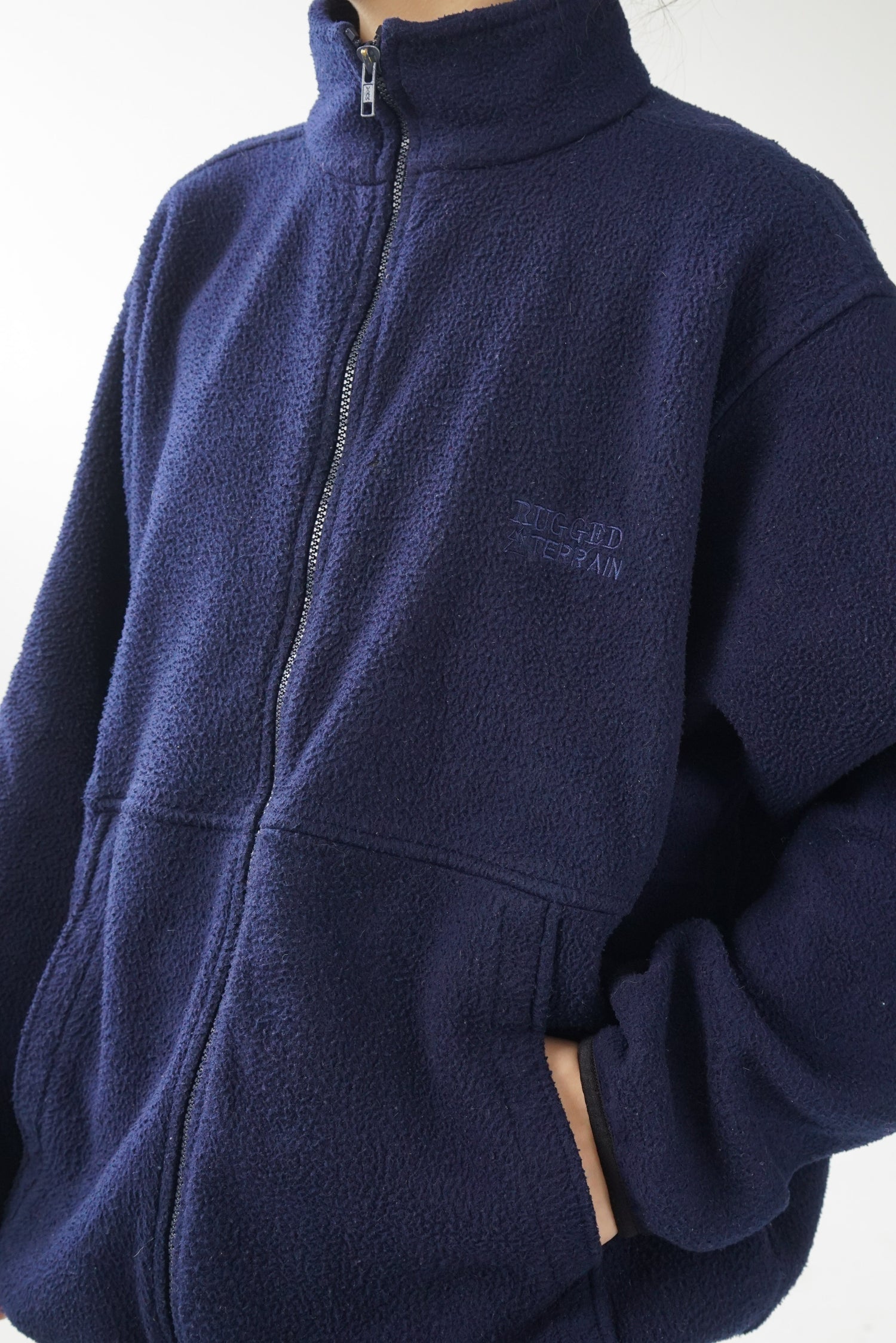 Polar bleu marin vintage Rugged Terrain unisexe taille XL