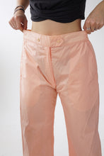 Load image into Gallery viewer, Pantalon de neige hardshell rose métallique vintage Slazenger pour femme taille M

