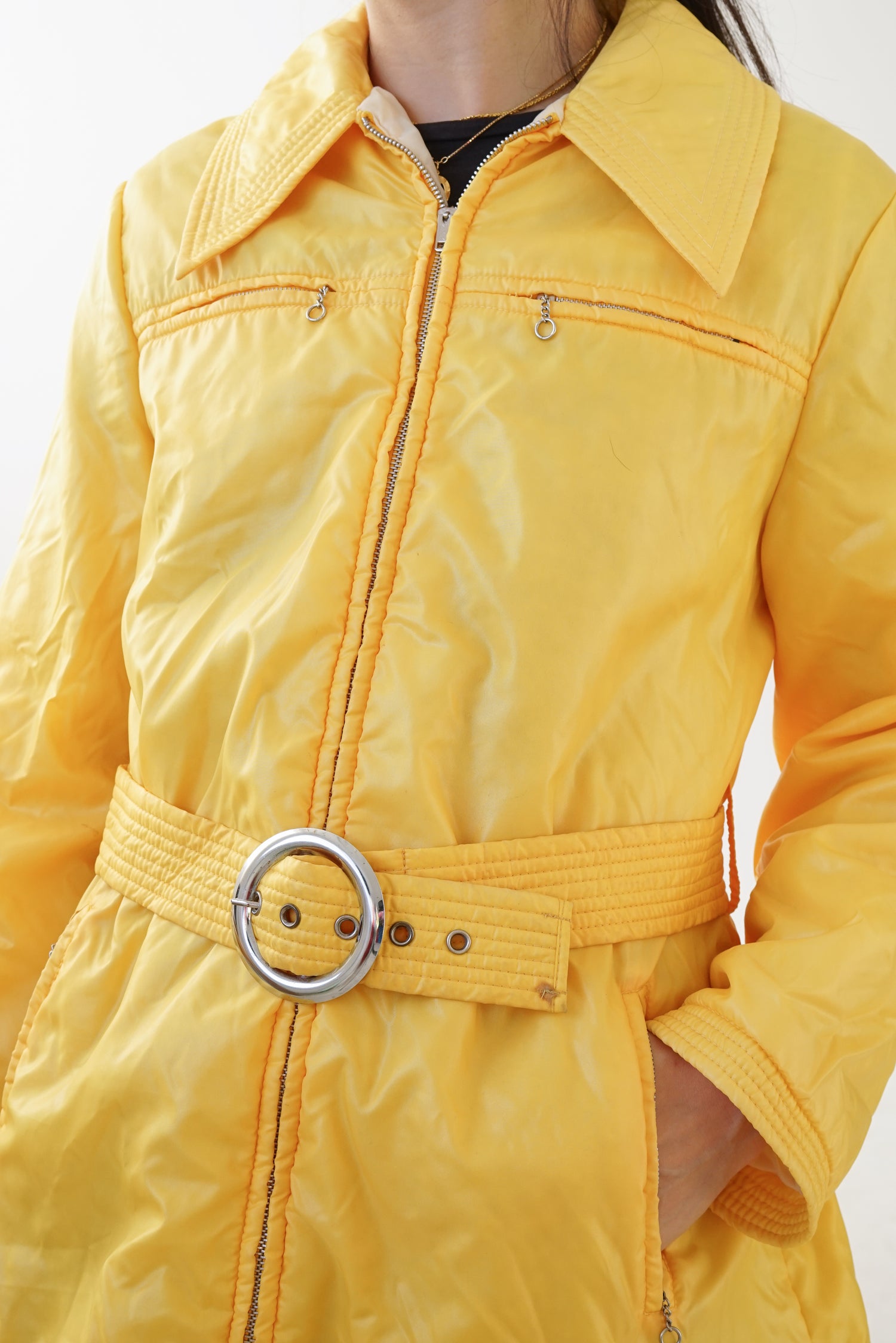 Manteau White Stag jaune vintage 70s S