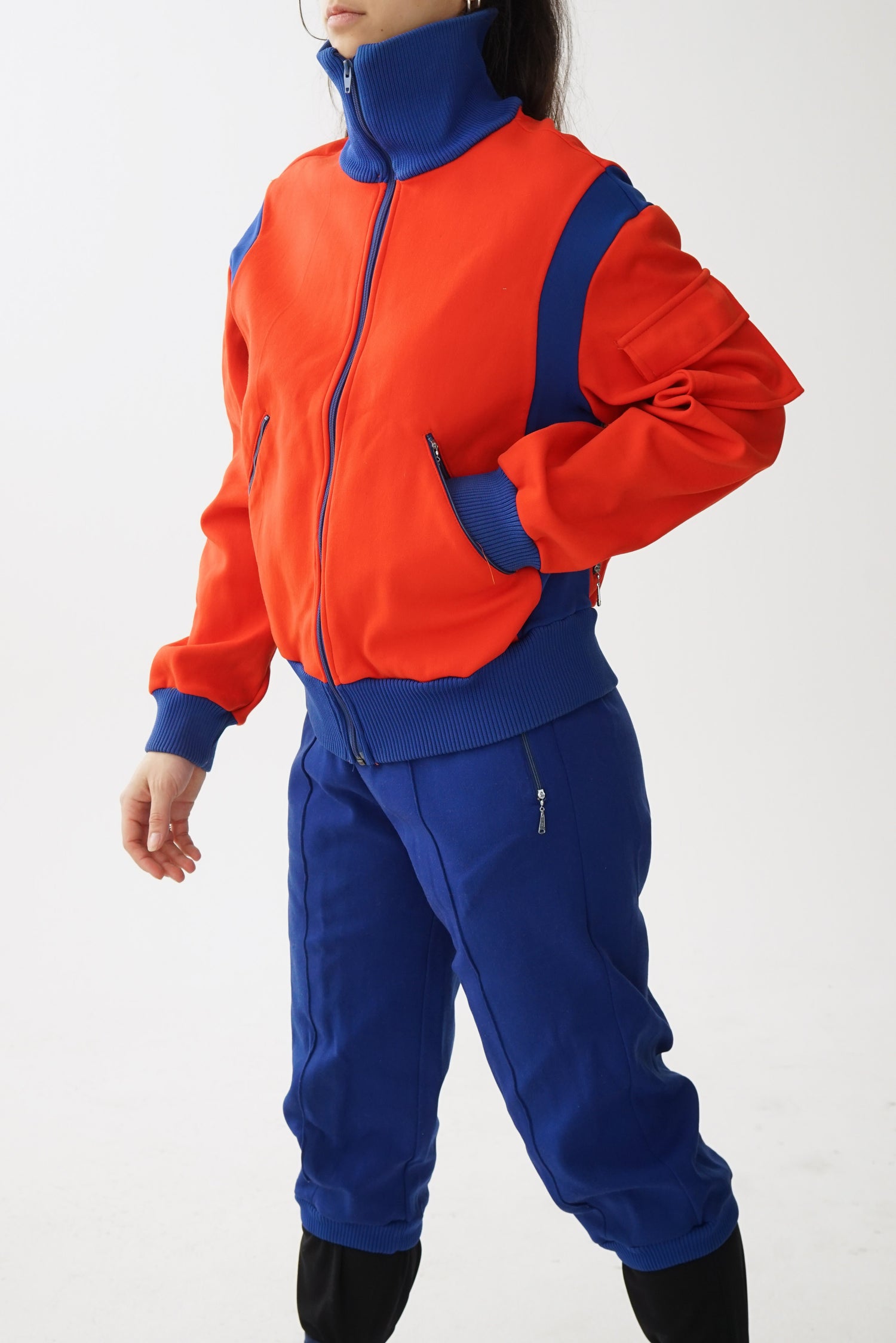 Habit de ski de fond rétro en Nylon Aventur pour homme taille L
