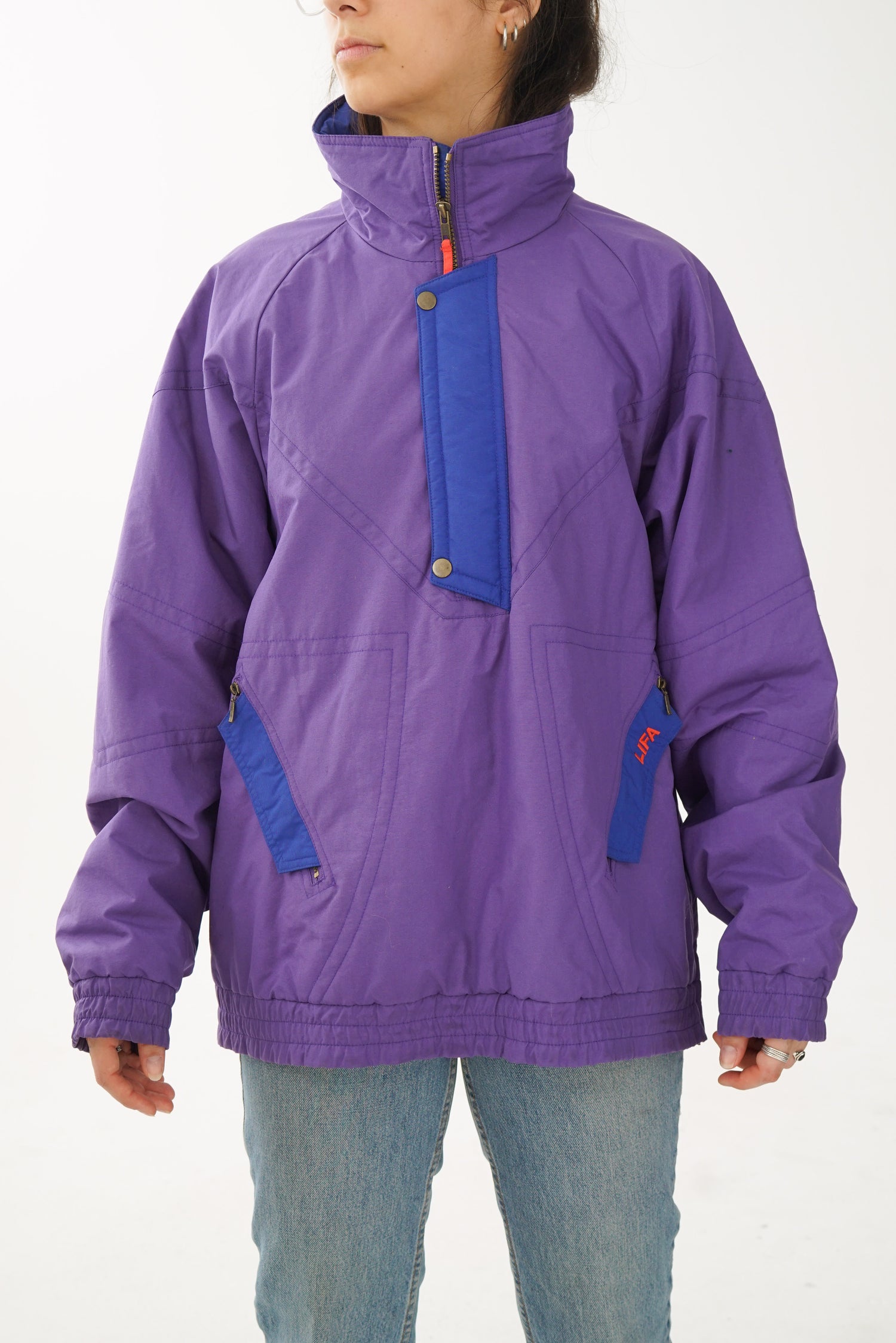 Manteau léger kangourou mauve Lifa unisexe L