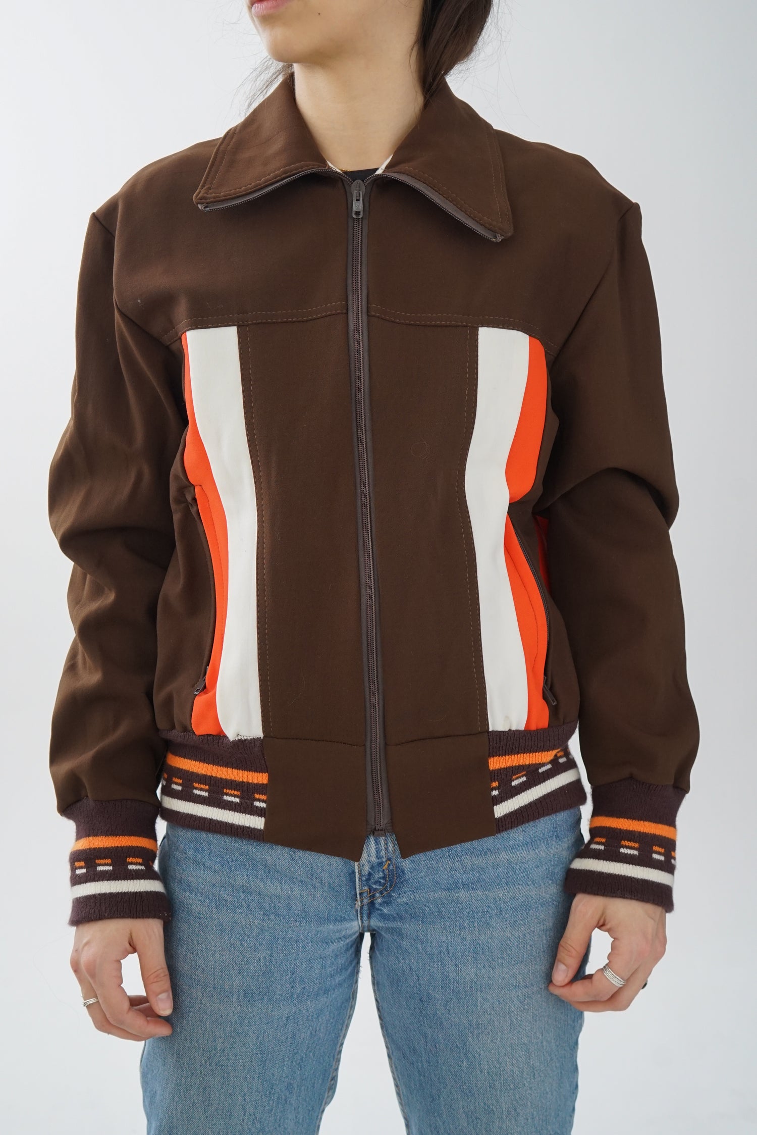 Veste vintage style A&W Confection Lamartine unisex taille S