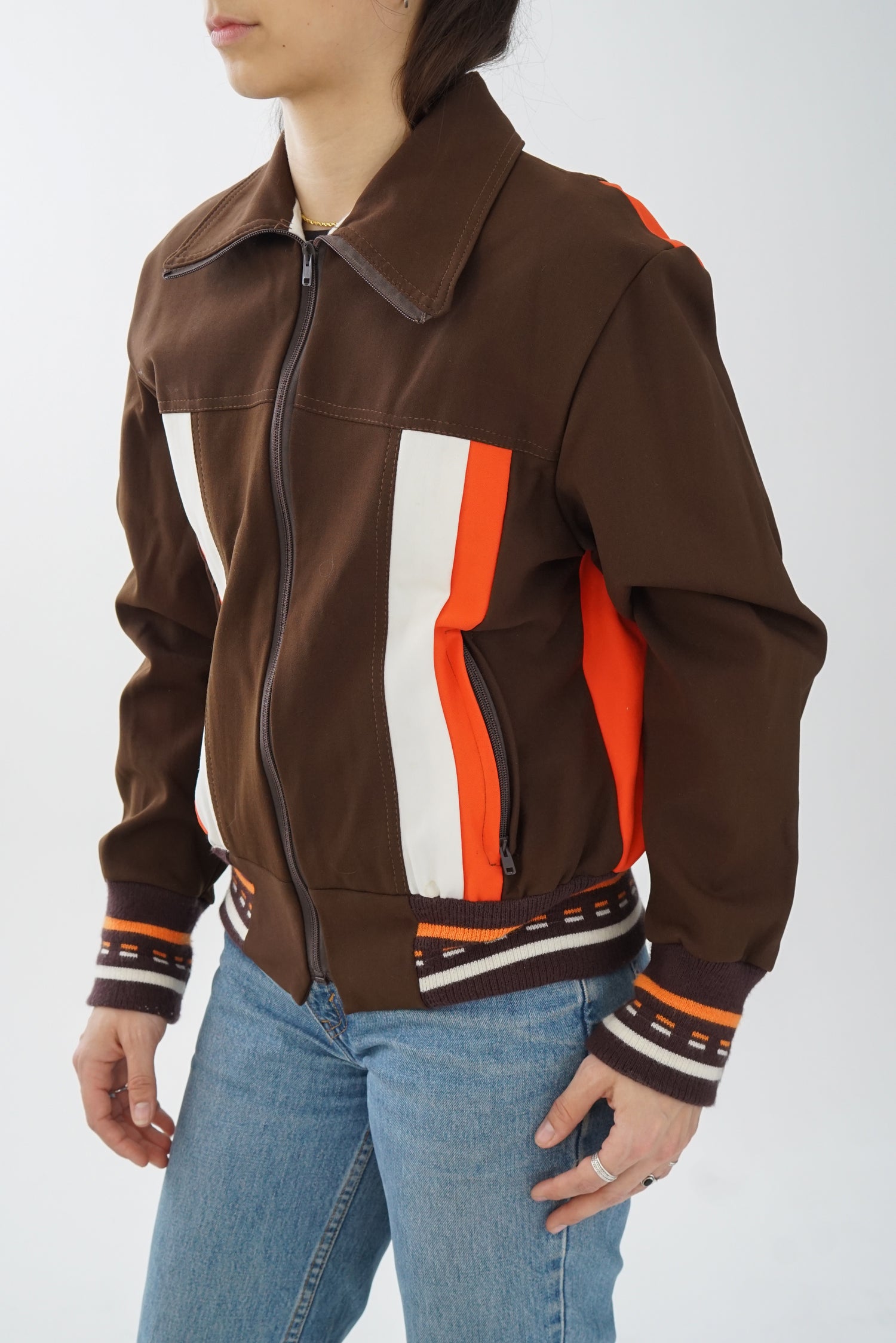 Veste vintage style A&W Confection Lamartine unisex taille S