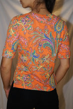 Load image into Gallery viewer, Chandail paisley Lauren by Ralph Lauren taille M
