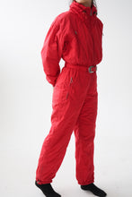 Load image into Gallery viewer, Ensemble de ski une pièce Bogner rouge pour femme taille 10 (S)

