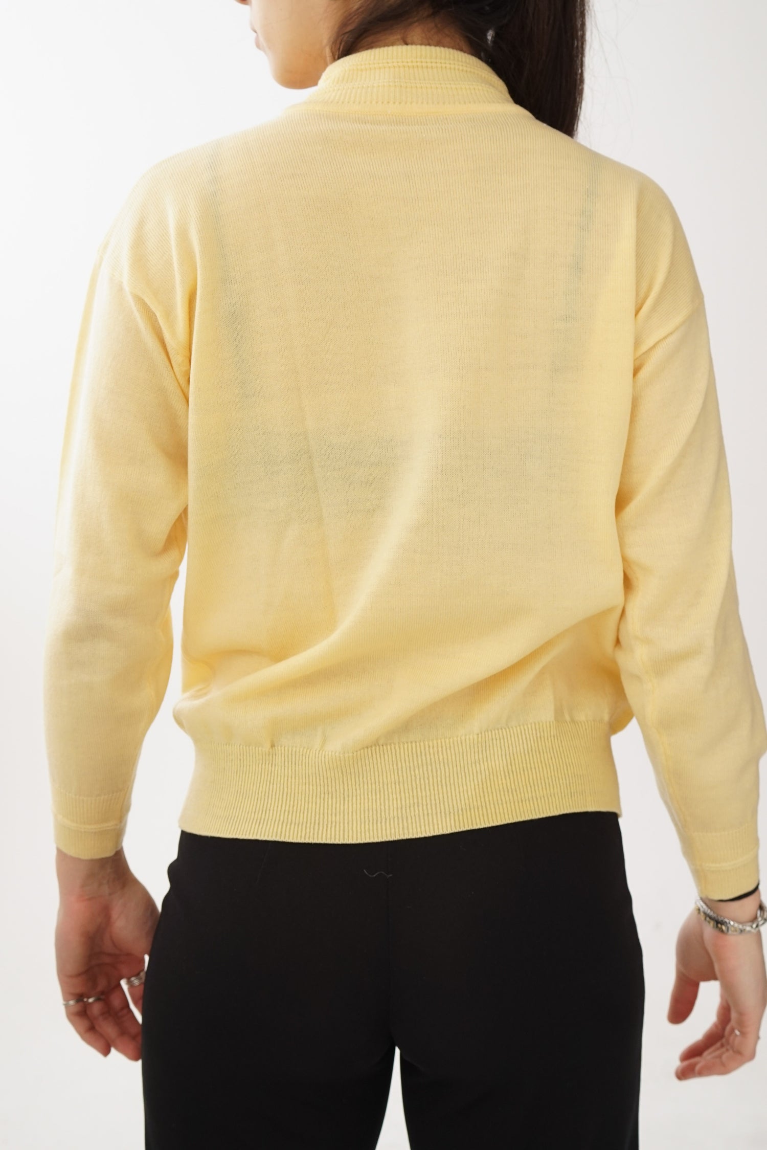 Chandail léger à manche longue off white pour femme taille XS