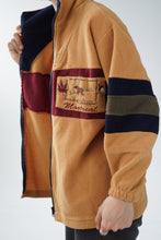 Load image into Gallery viewer, Vintage beige Montreal unisex zip fleece size S
