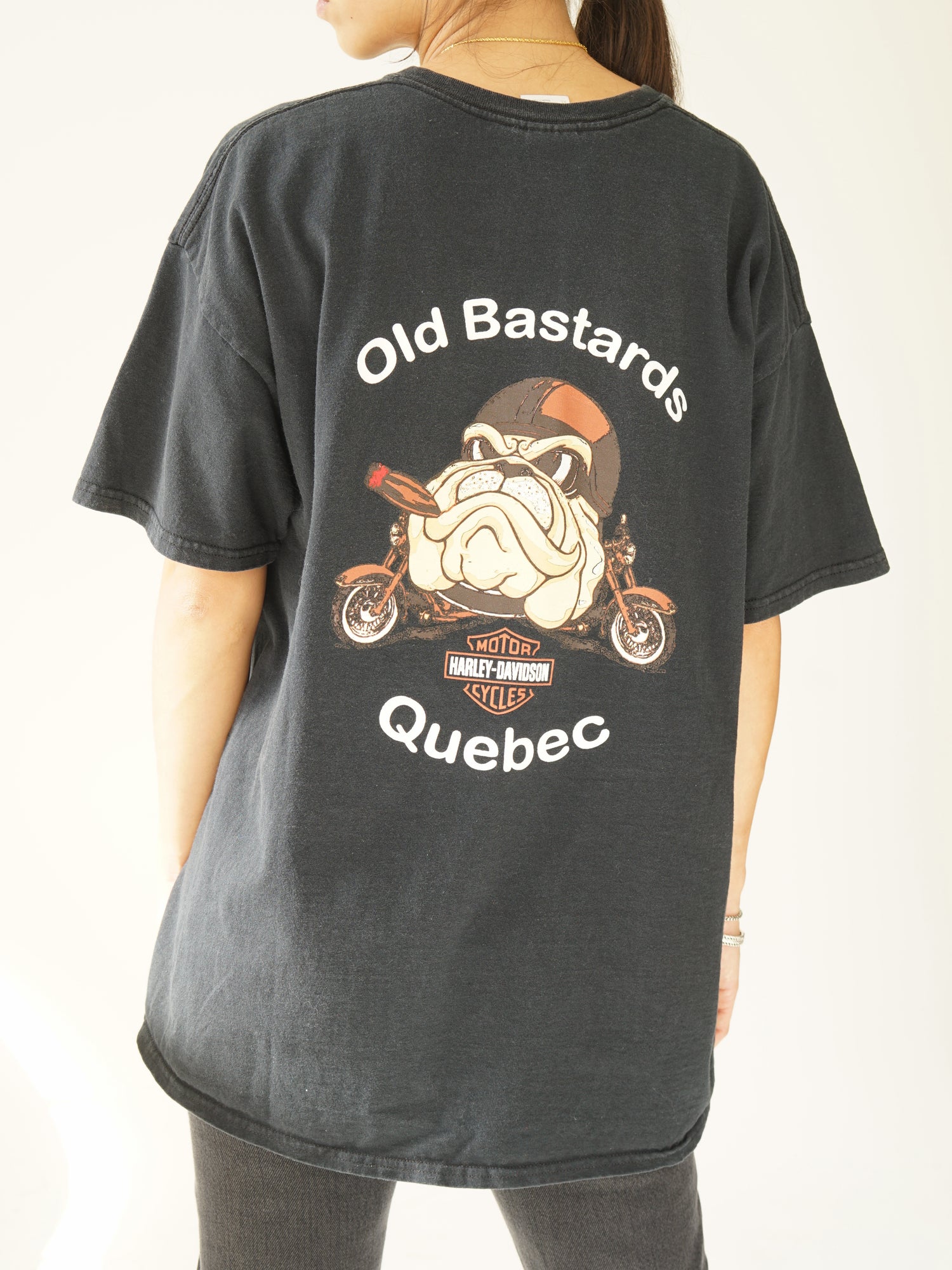 Harley Davidson Old Bastard black t shirt