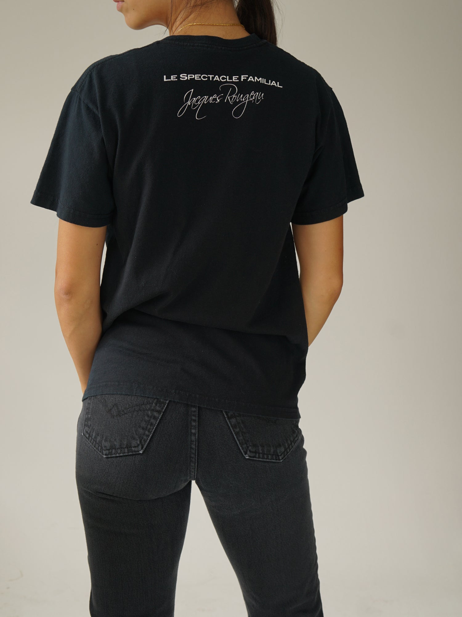 Black tee Jacques Rougeau