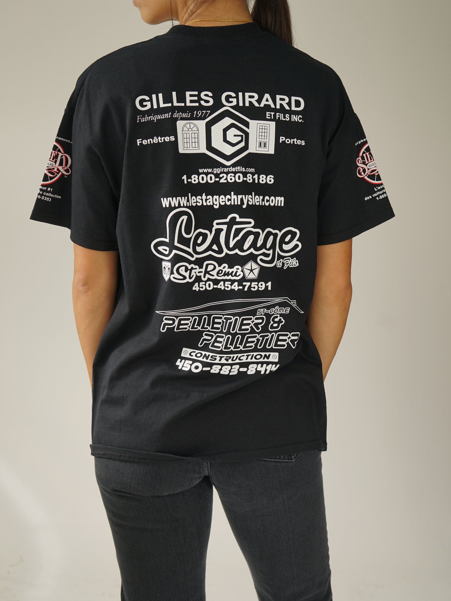 Black automotive club t-shirt CMOA