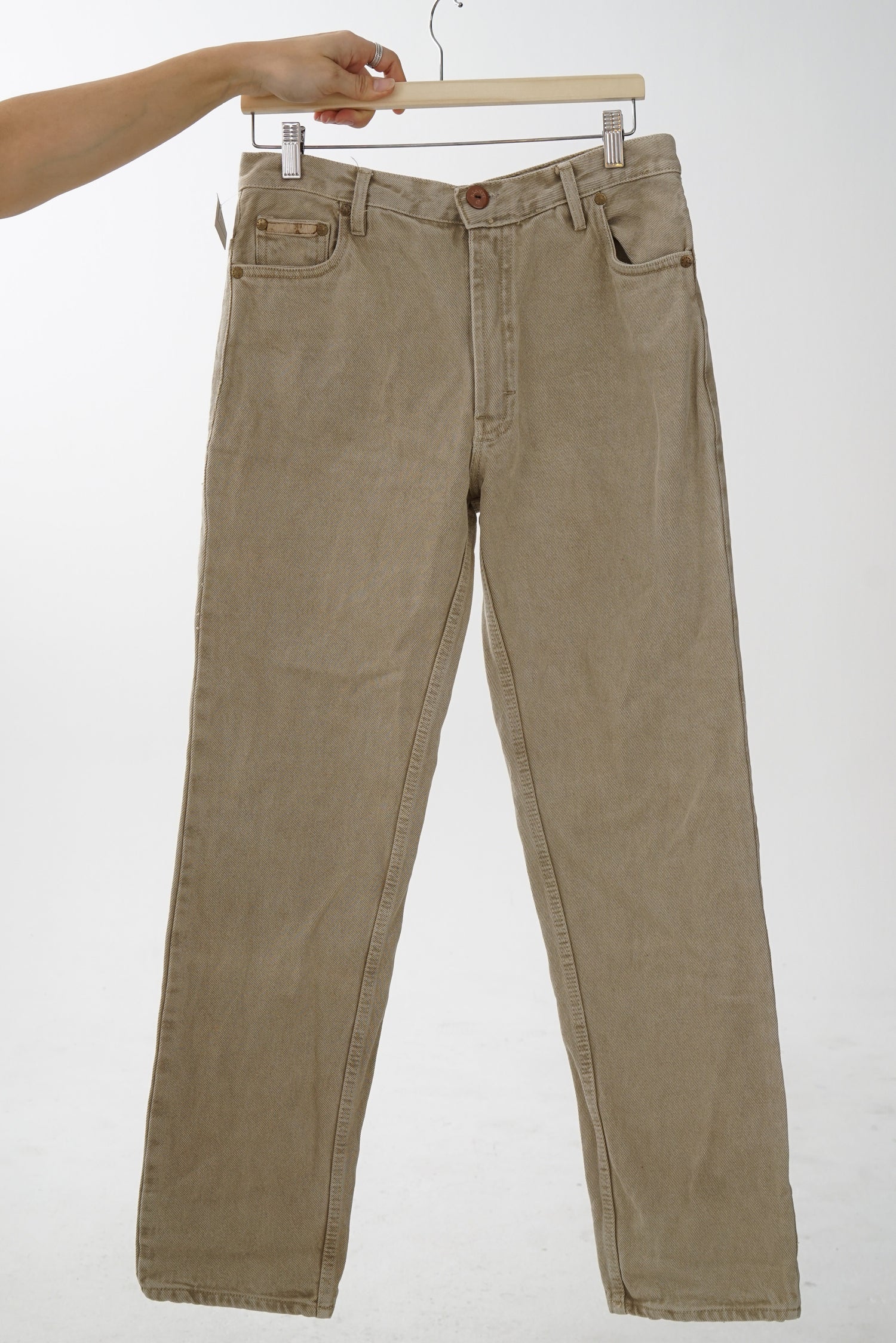 Pantalon en jean Tripple K beige taille 34