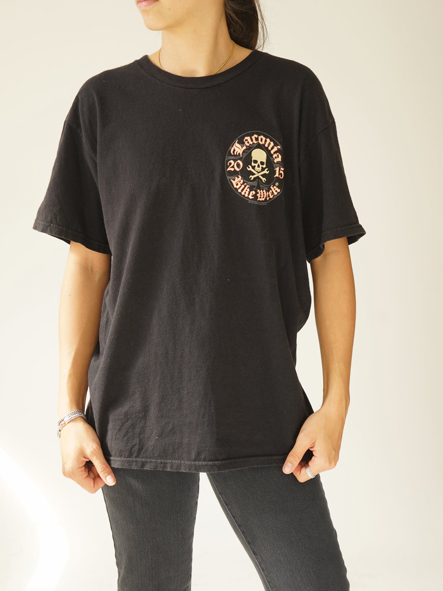 Black t-shirt Laconia 2015