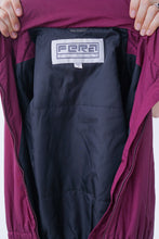 Charger l&#39;image dans la galerie, One piece vintage Fera Skiwear ski suit, snow suit mauve métallique pour femme taille 10
