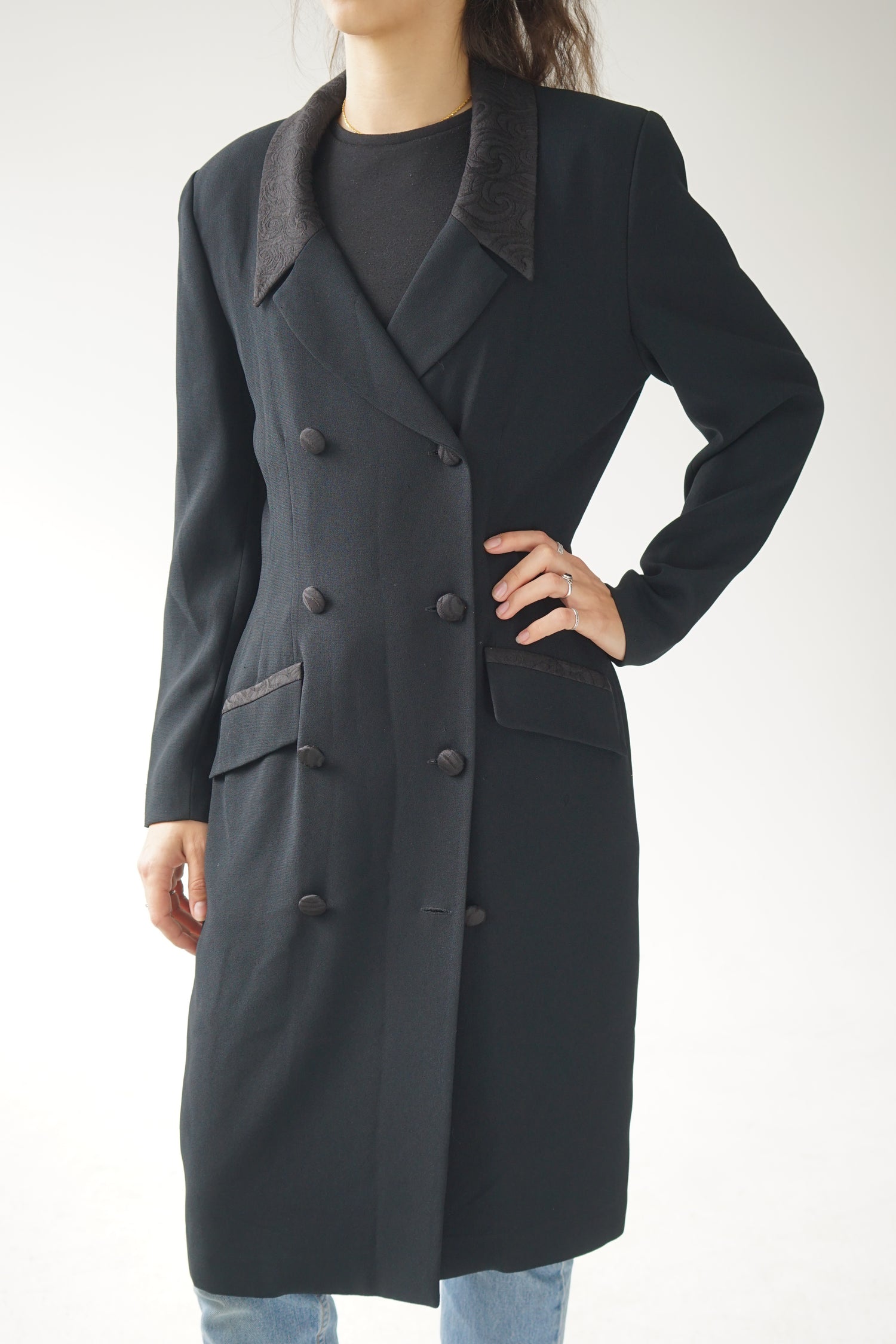 Long vintage jacket size 10