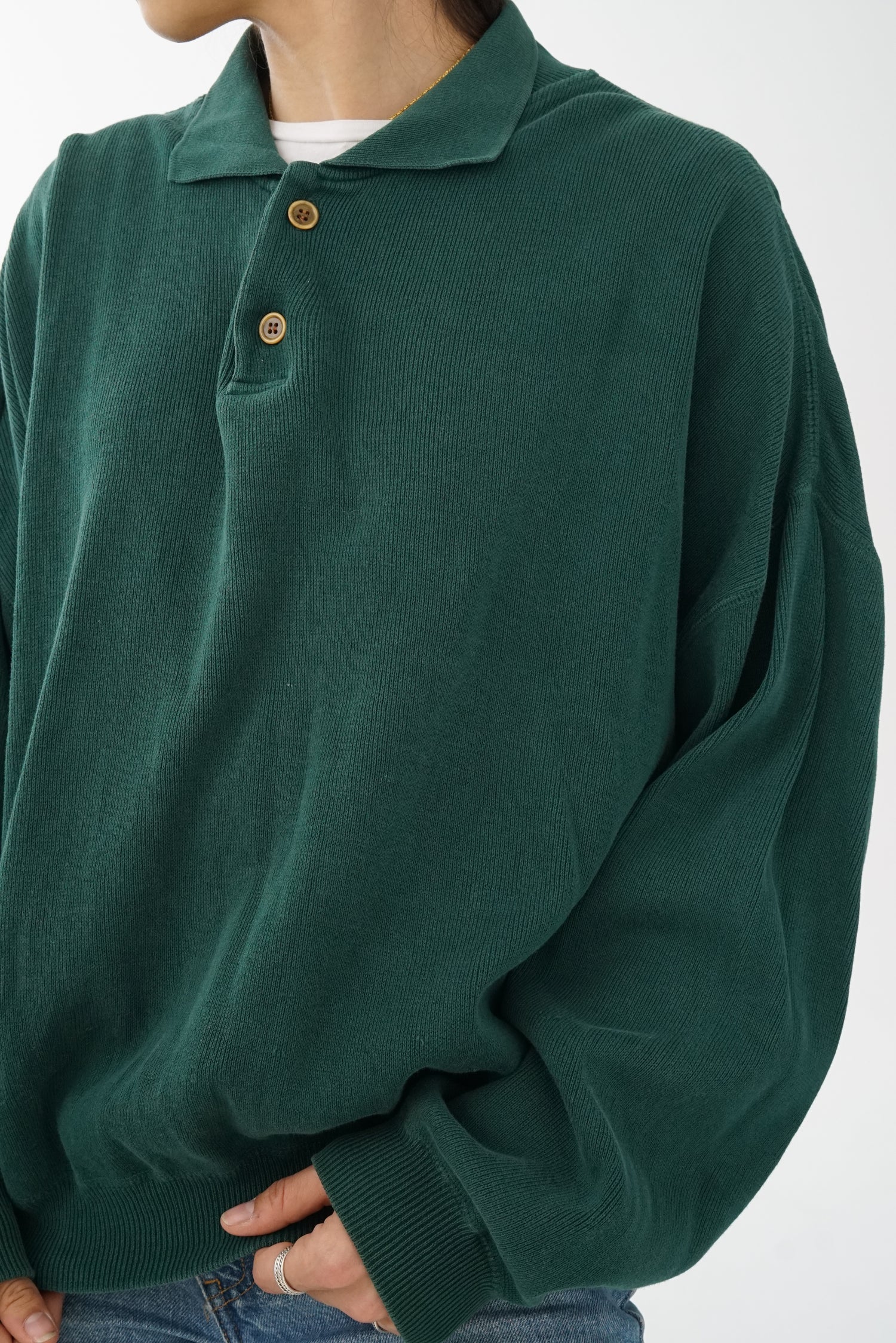 Chandail polo vintage Cutter & Buck unisex taille M-L