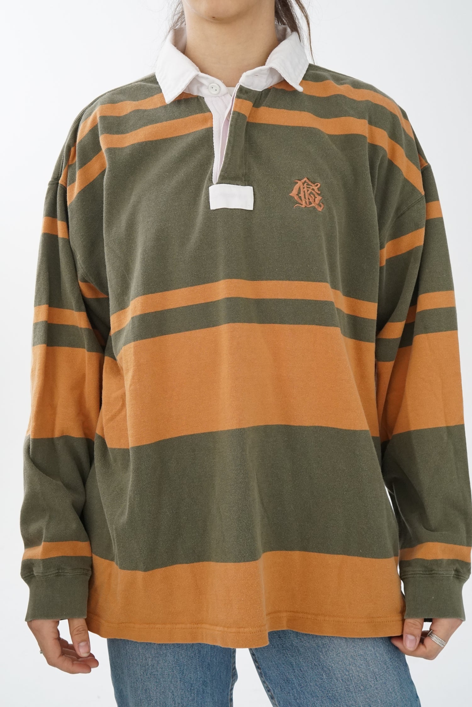 Chandail polo vintage à manches longues Calvin Klein Sport pour homme taille  XL