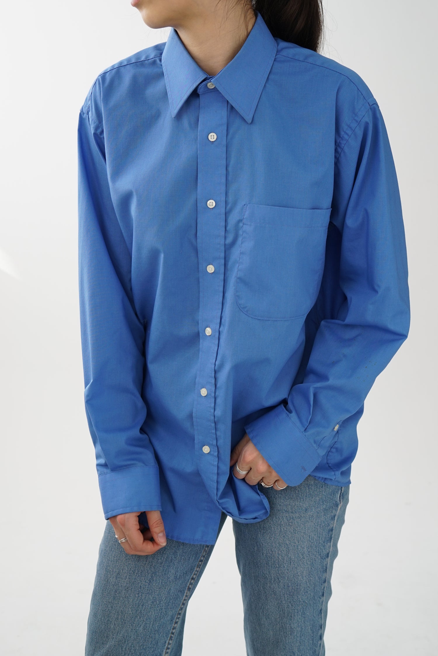 Joseph & Feiss chemise bleu pour femme taille S-M (S homme)