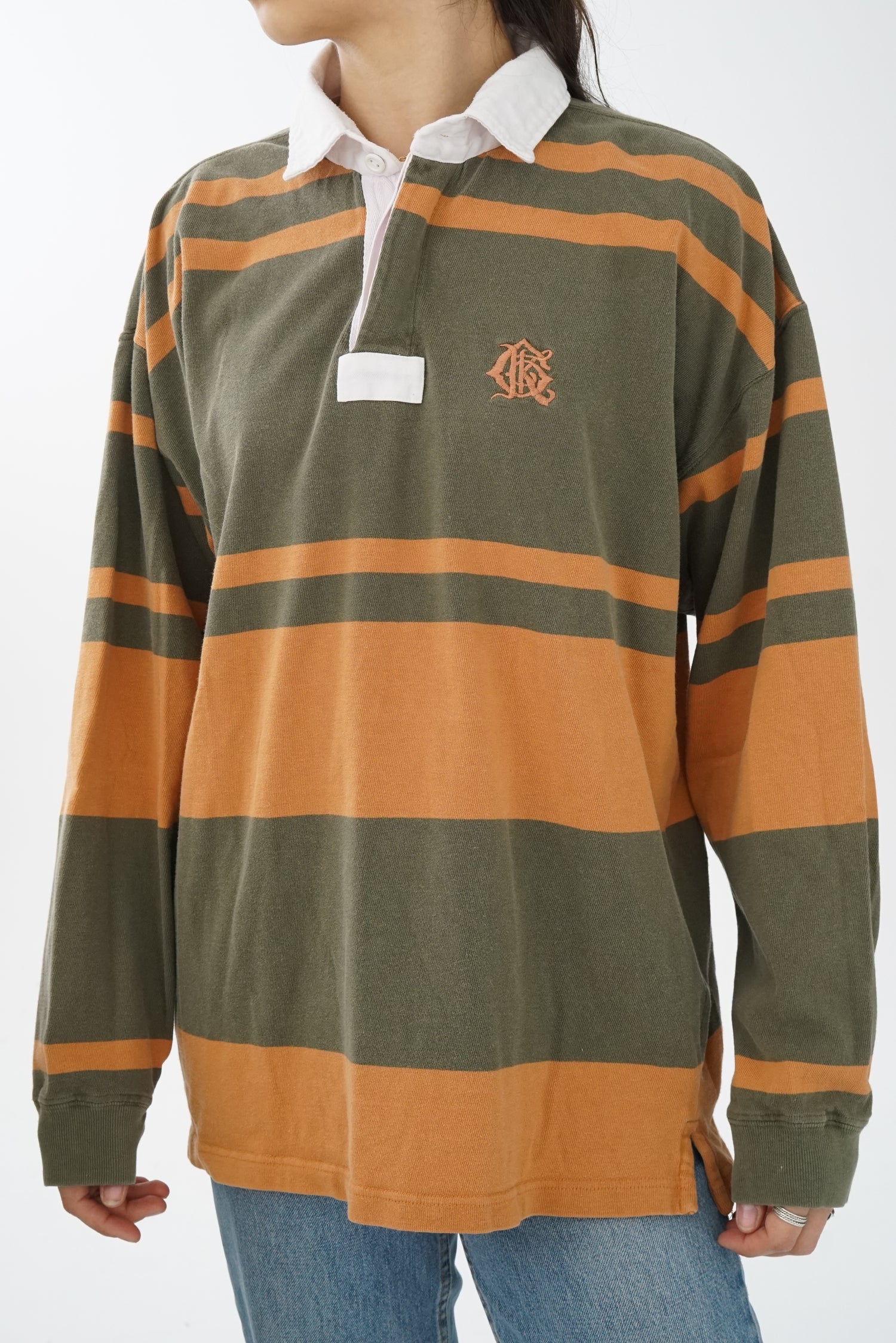 Chandail polo vintage à manches longues Calvin Klein Sport pour homme taille  XL