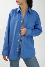 Charger l&#39;image dans la galerie, Joseph &amp; Feiss chemise bleu pour femme taille S-M (S homme)
