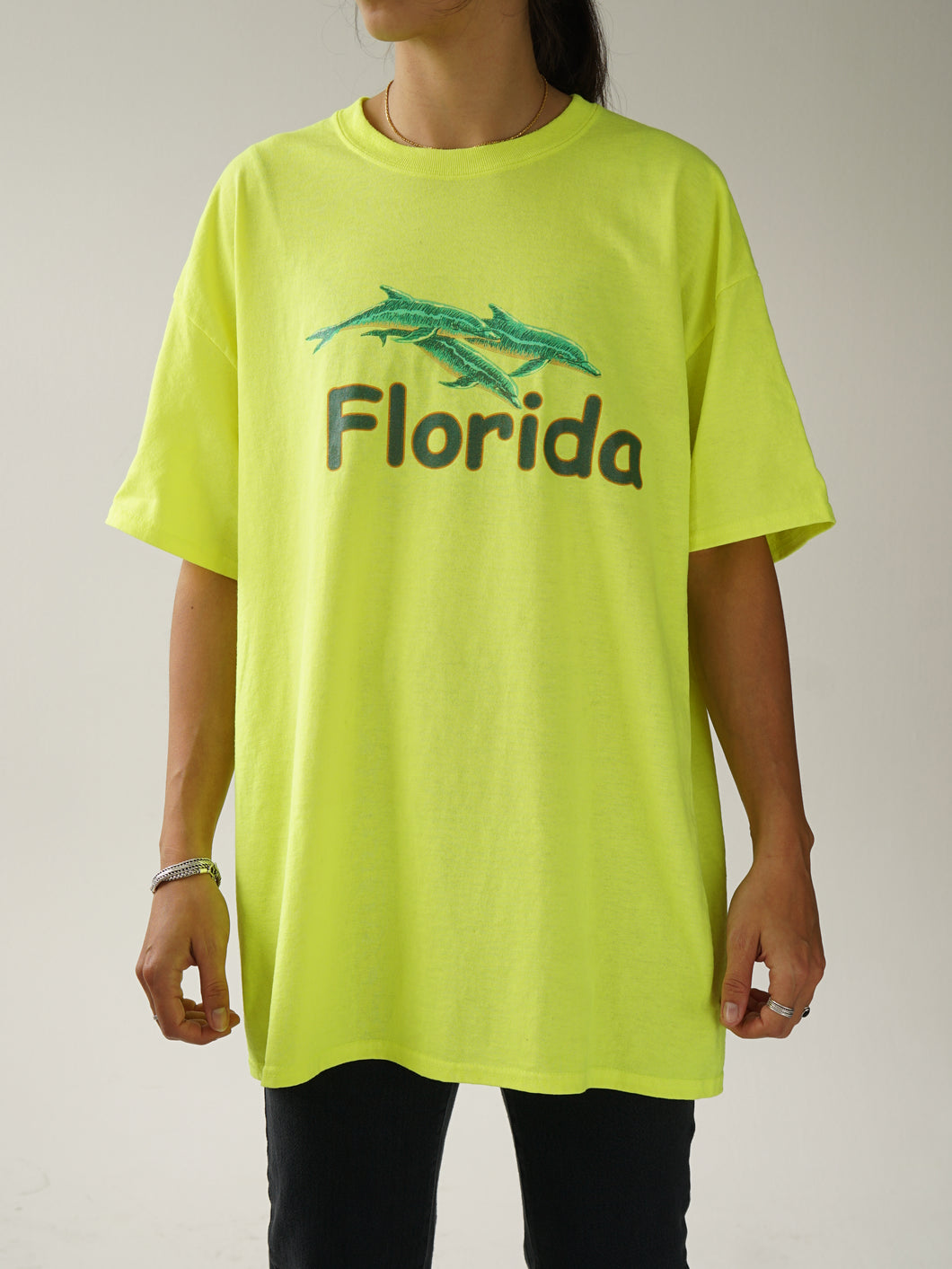 T shirt jaune fluo Florida