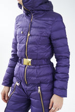 Charger l&#39;image dans la galerie, One piece Saenshing ski suit, snow suit en duvet pour femme taille 8-10

