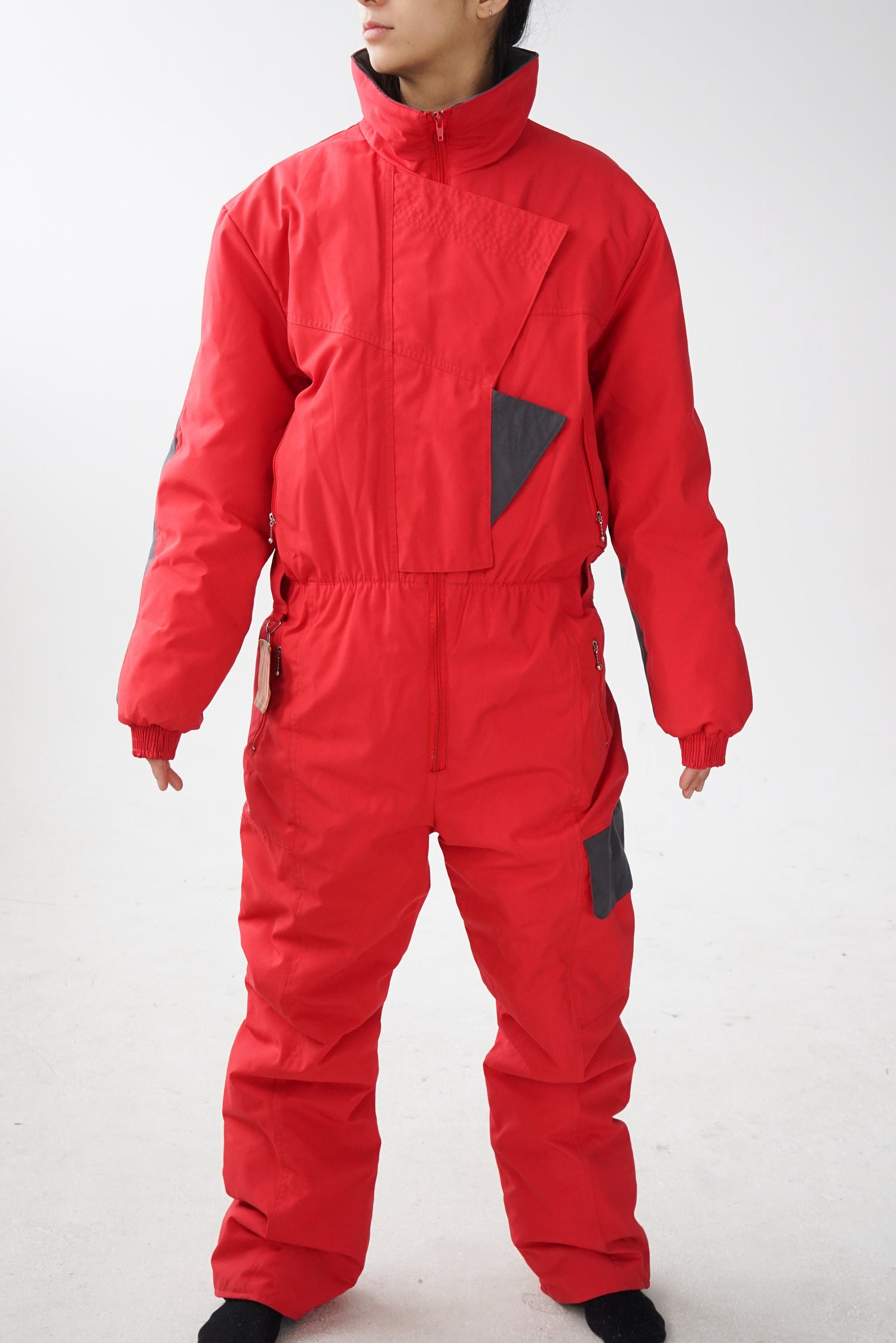 Habit de neige Alaska rouge unisexe taille L-XL