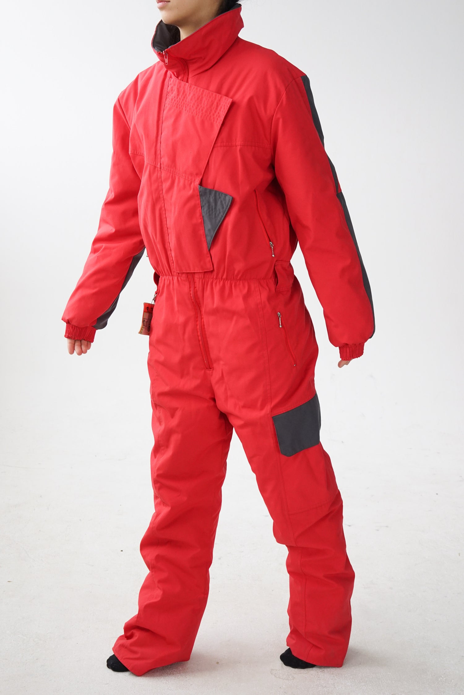 Habit de neige Alaska rouge unisexe taille L-XL
