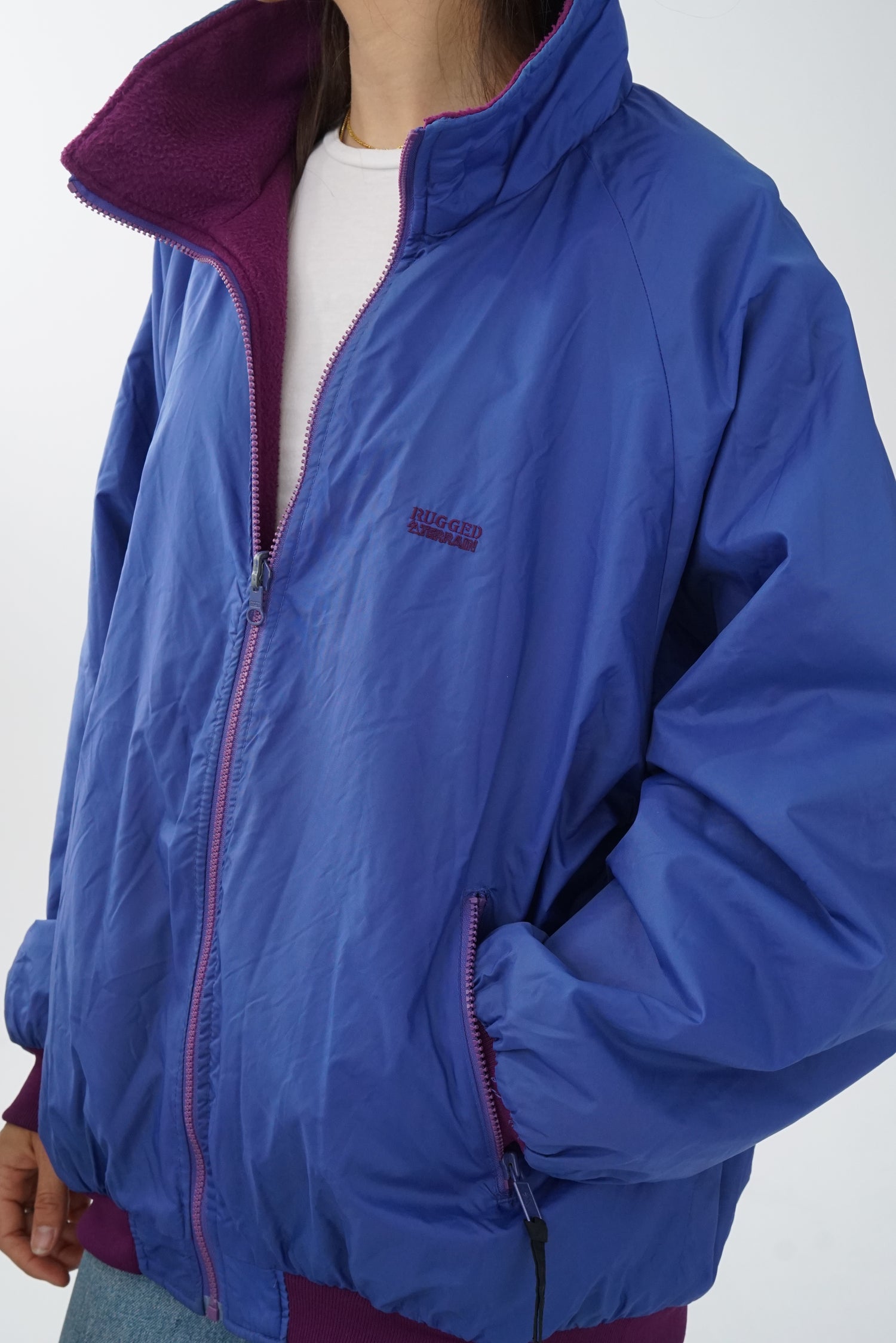 Manteau printemps reversible Rugged Terrain unisex taille L