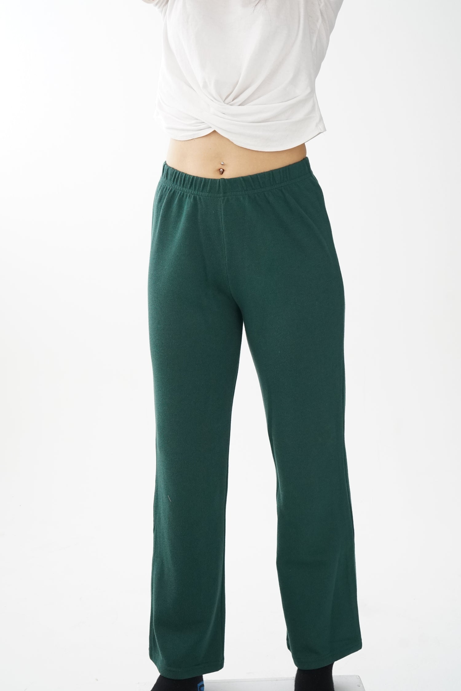 Pantalon en coton 50/50 vert forêt Chris & Eddie taille M
