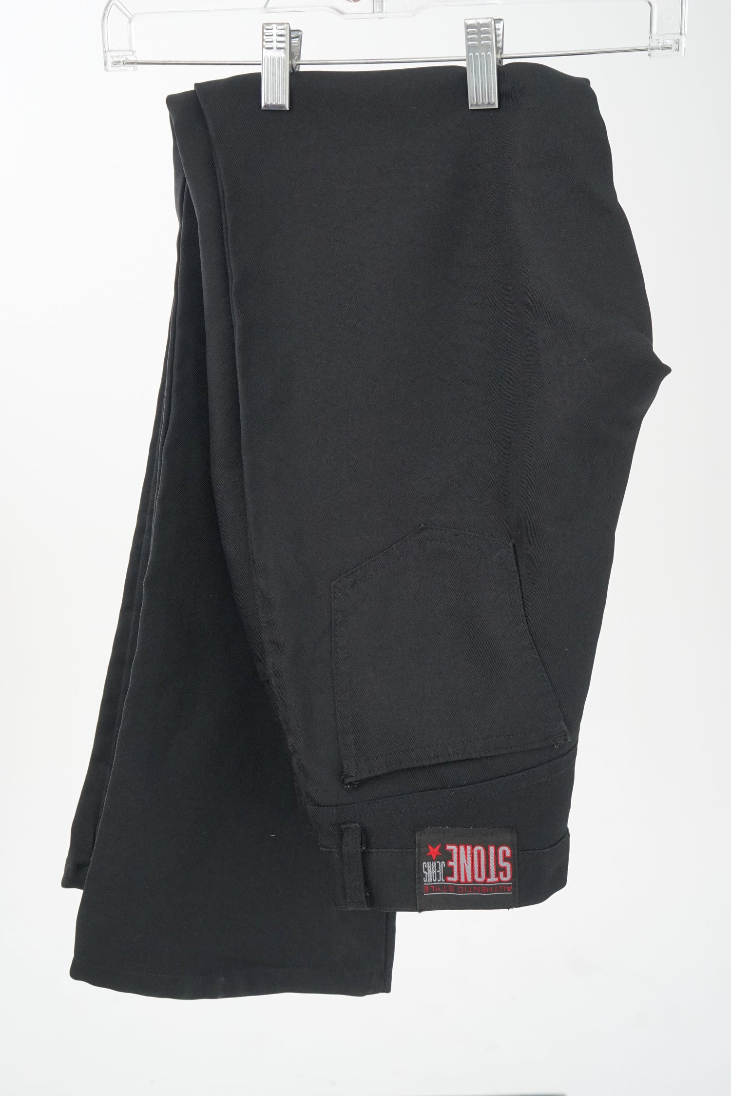 Pantalon noir vintage taille haute Authentic Style Stone Jeans taille 28