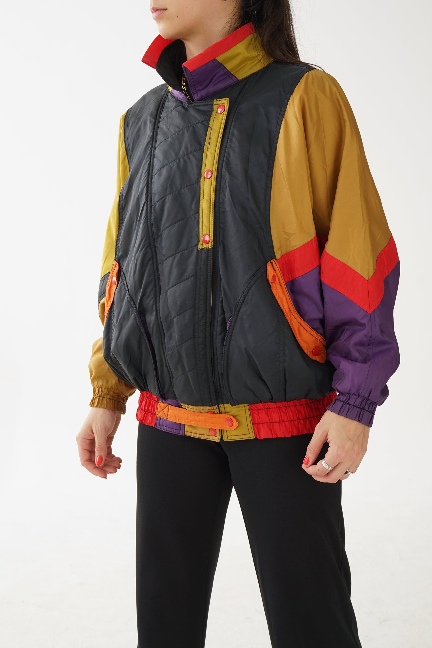 Manteau rétro 80s Buller intérieur en polar unisexe taille M