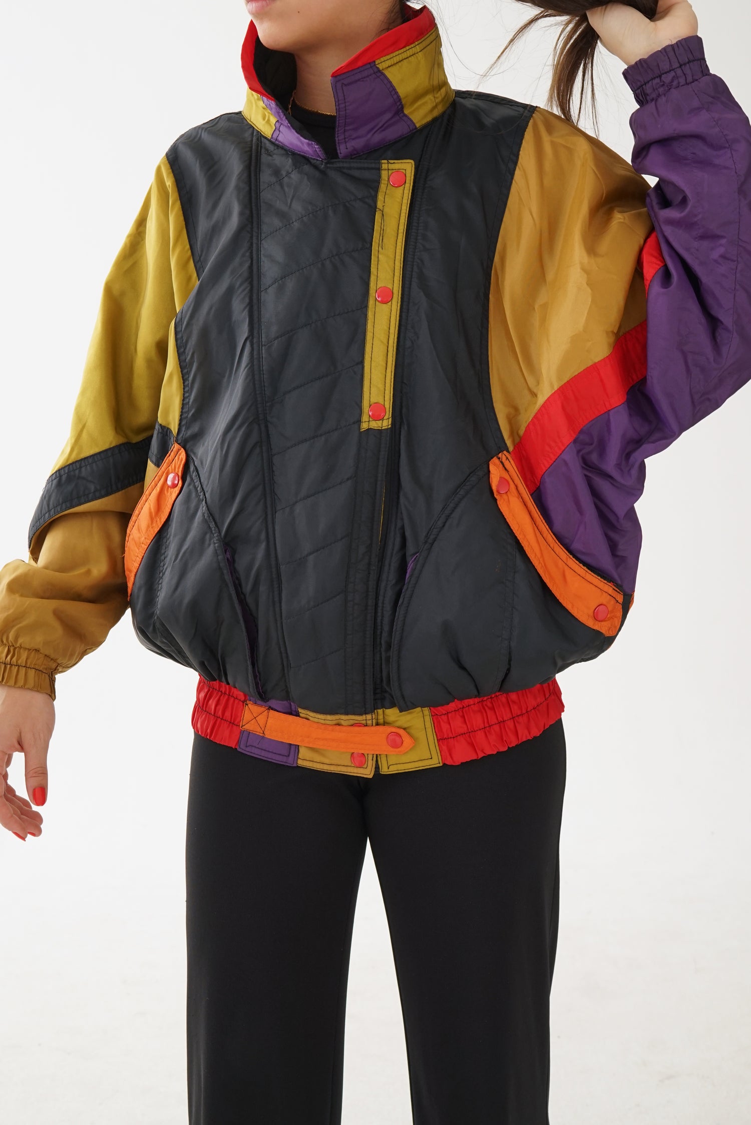 Manteau rétro 80s Buller intérieur en polar unisexe taille M