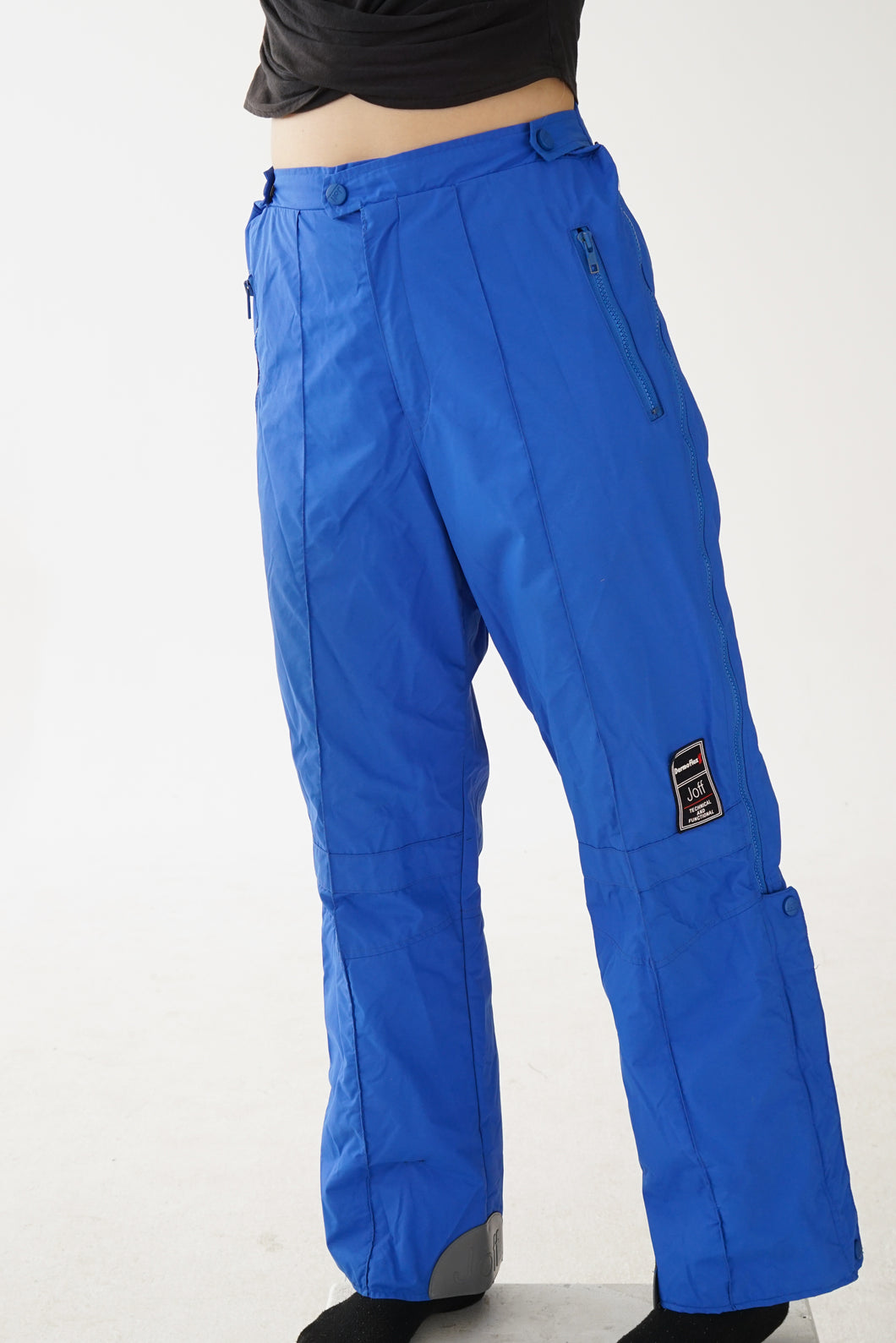 Pantalon de neige style hardshell Joff bleu royal pour homme taille 34