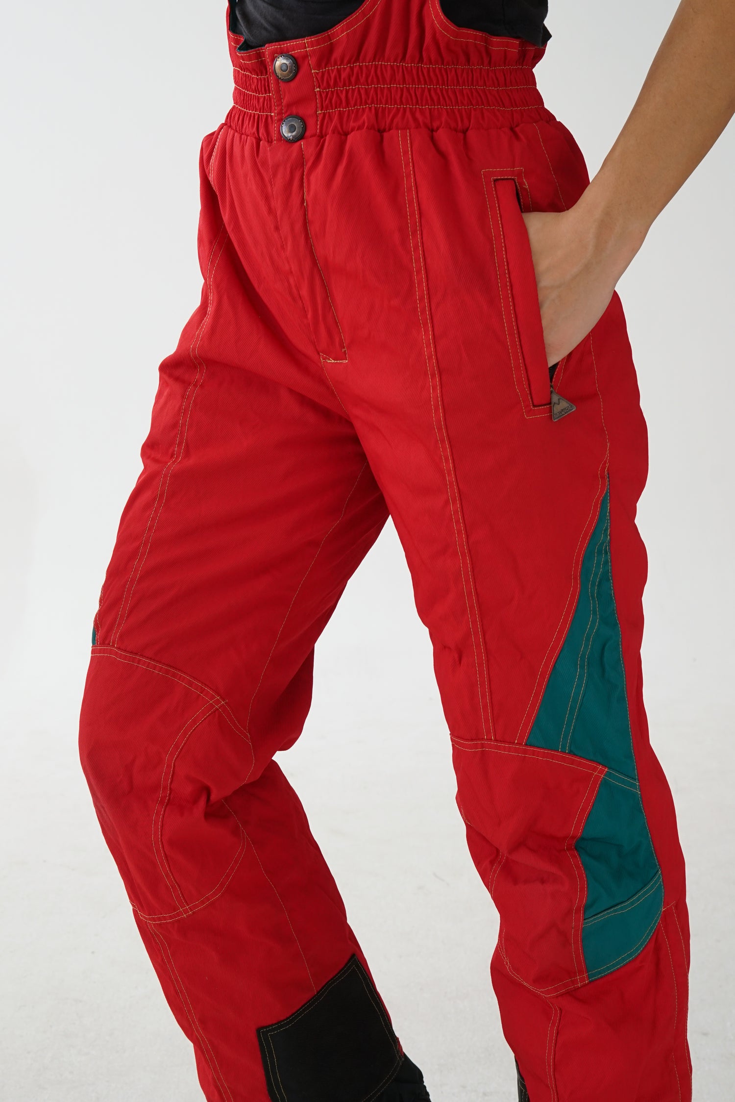 Salopette Avalanche rouge et vert unisexe taille 32 (M)