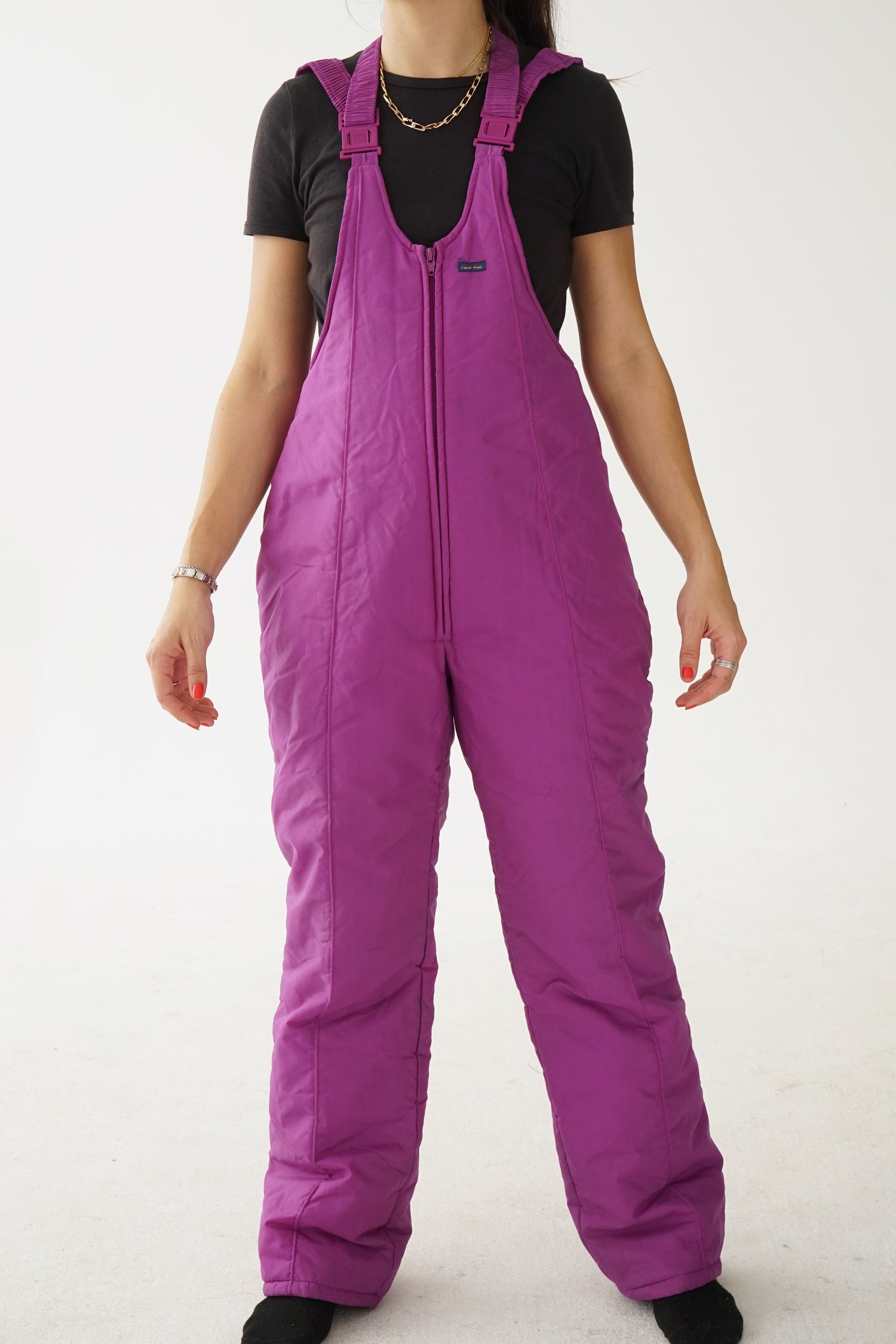 Salopette vintage Polar Wear magenta unisexe taille M