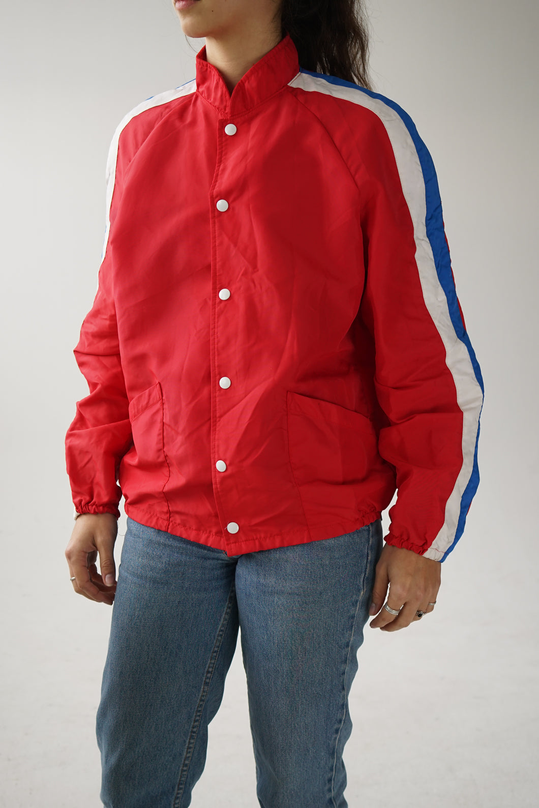 Vintage 70s light jacket in red