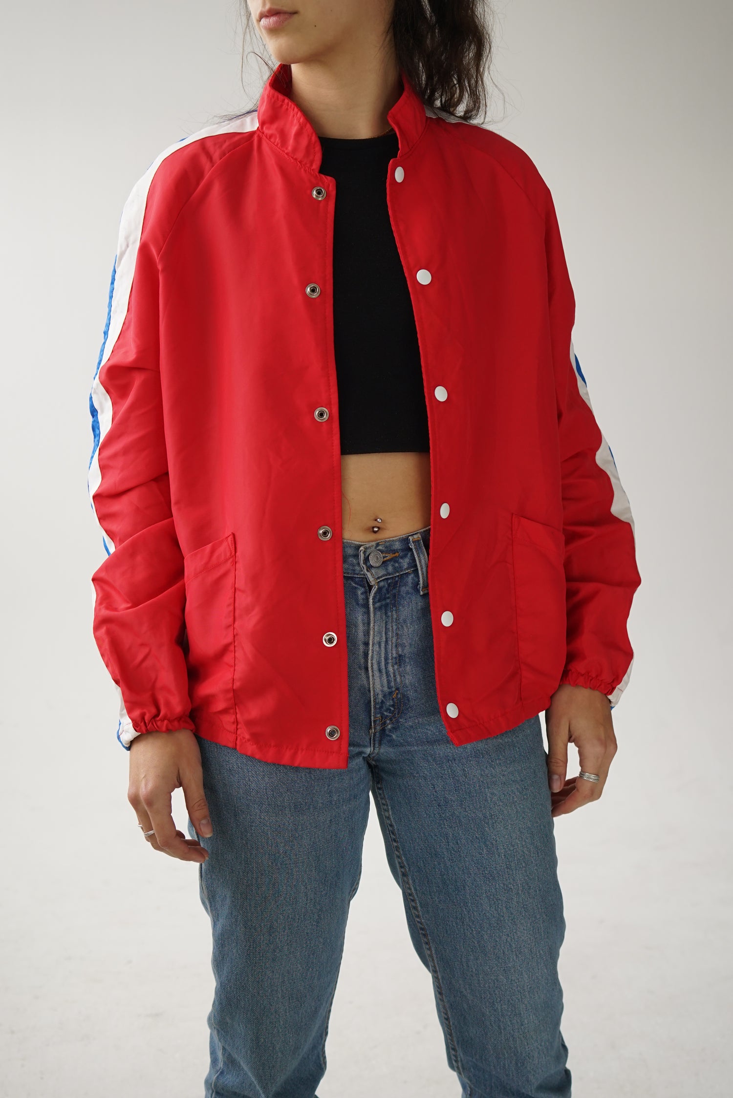 Manteau printemps vintage 70s rouge