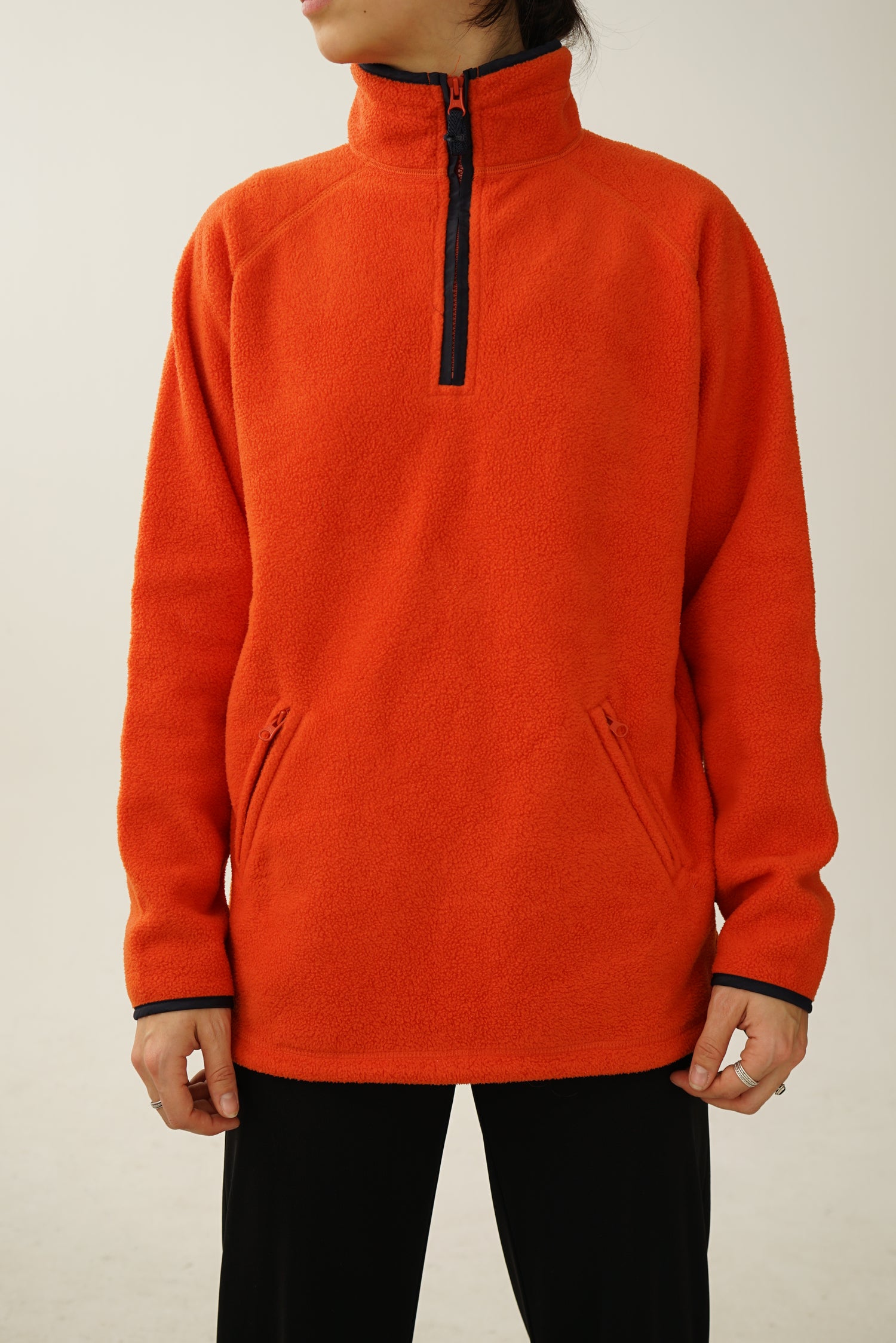 Orange fleece twik L