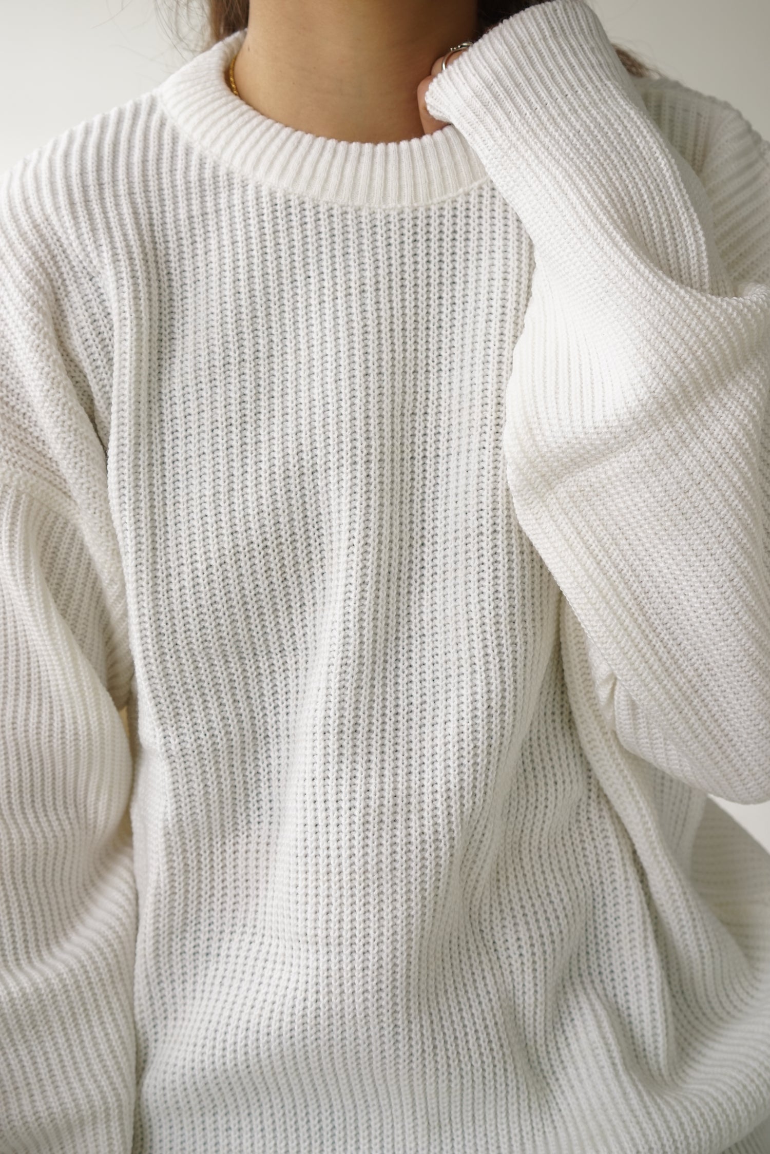 Tricot italien blanc neuf pour homme L