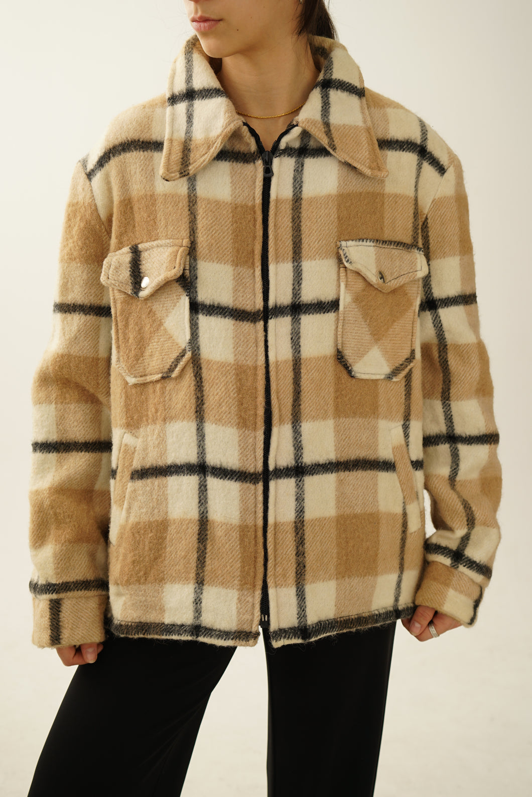 Manteau en laine vintage