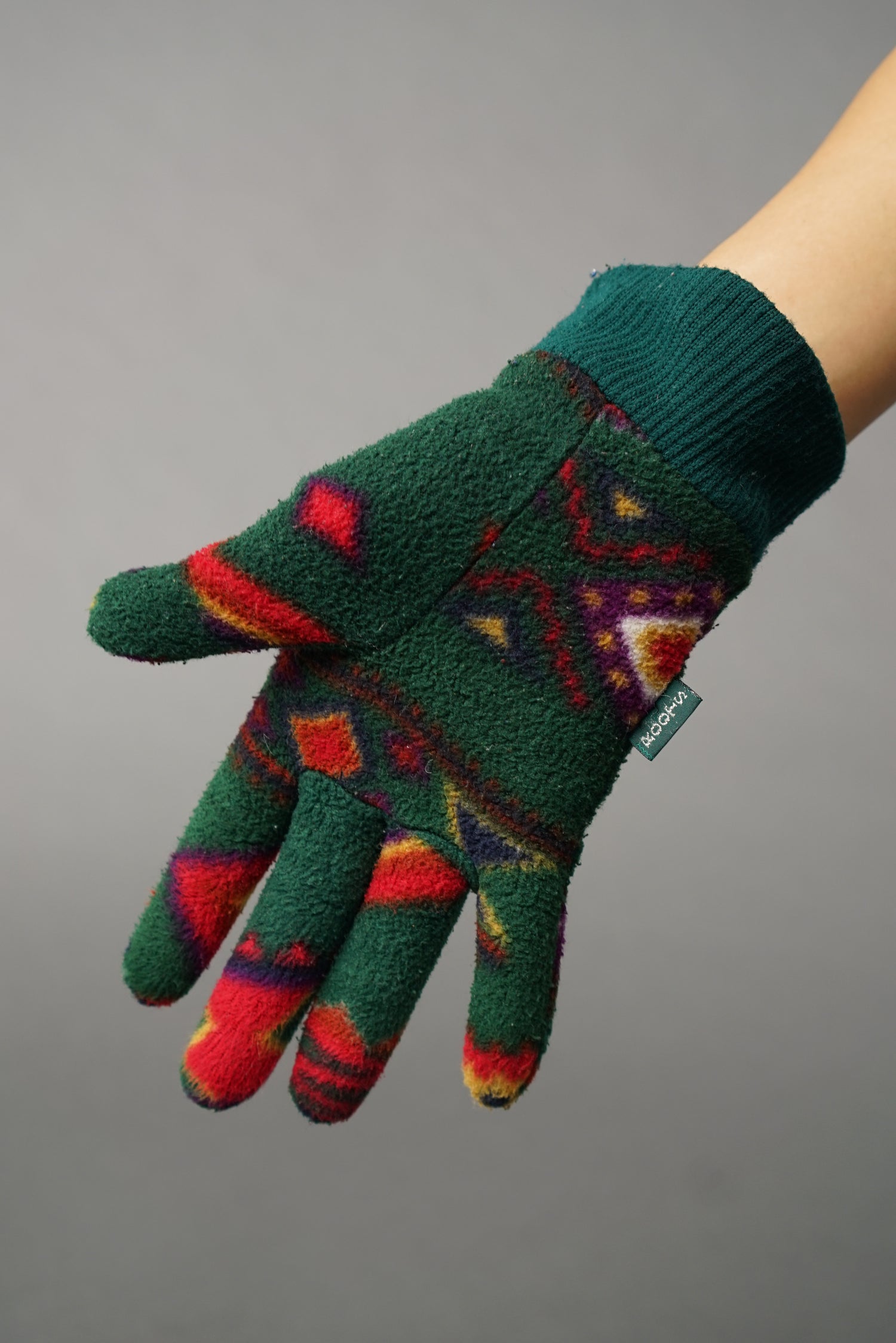 Vintage fleece gloves