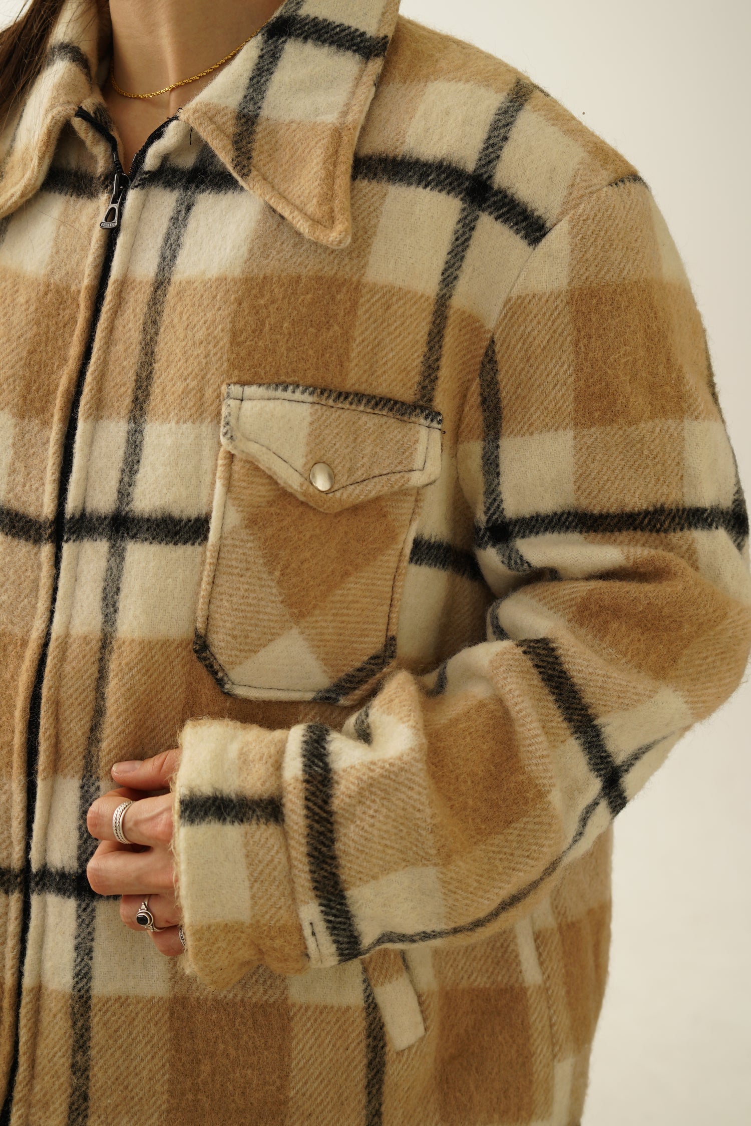 Manteau en laine vintage