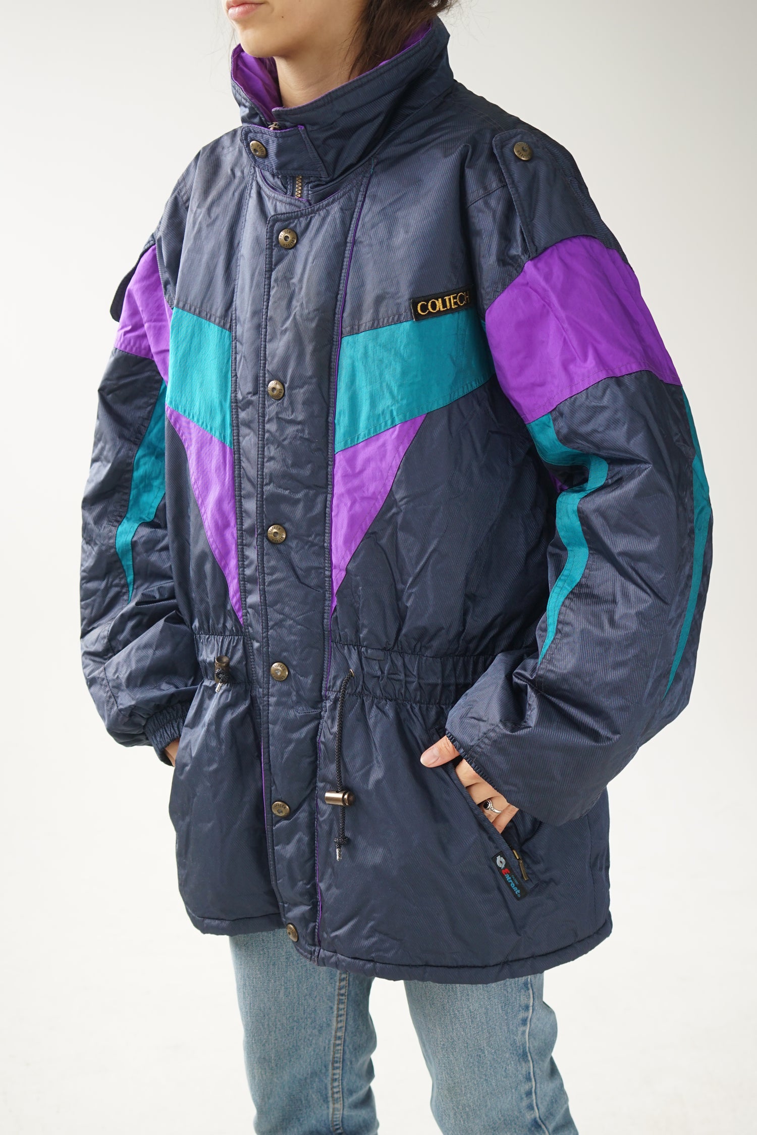 Manteau rétro de ski Coltech pour homme L