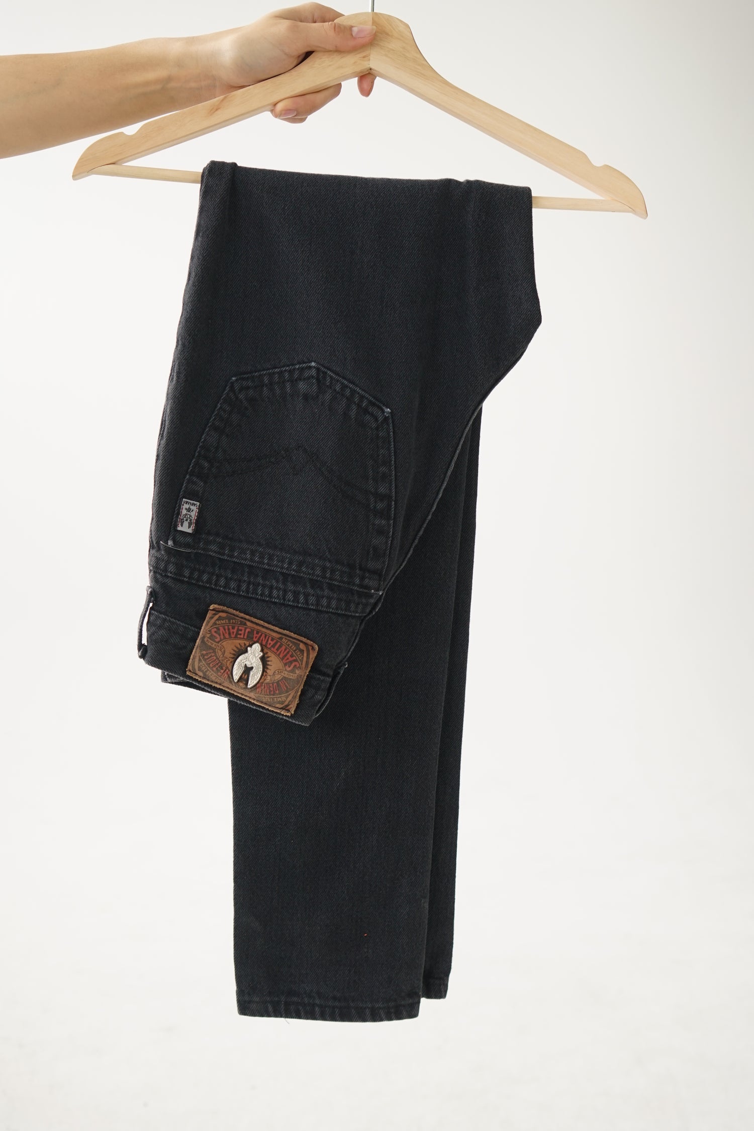 High rise vintage biker jeans size 25