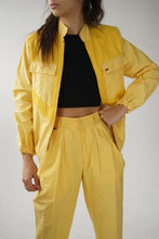 Load image into Gallery viewer, Beautiful vintage cotton track suit from french designer Henri-Luc Chapuis from the 70s-80s size S
