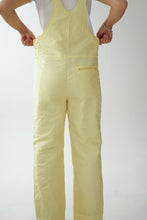 Charger l&#39;image dans la galerie, Pantalon de neige salopette jaune pâle Bay Sport taille M pour femme
